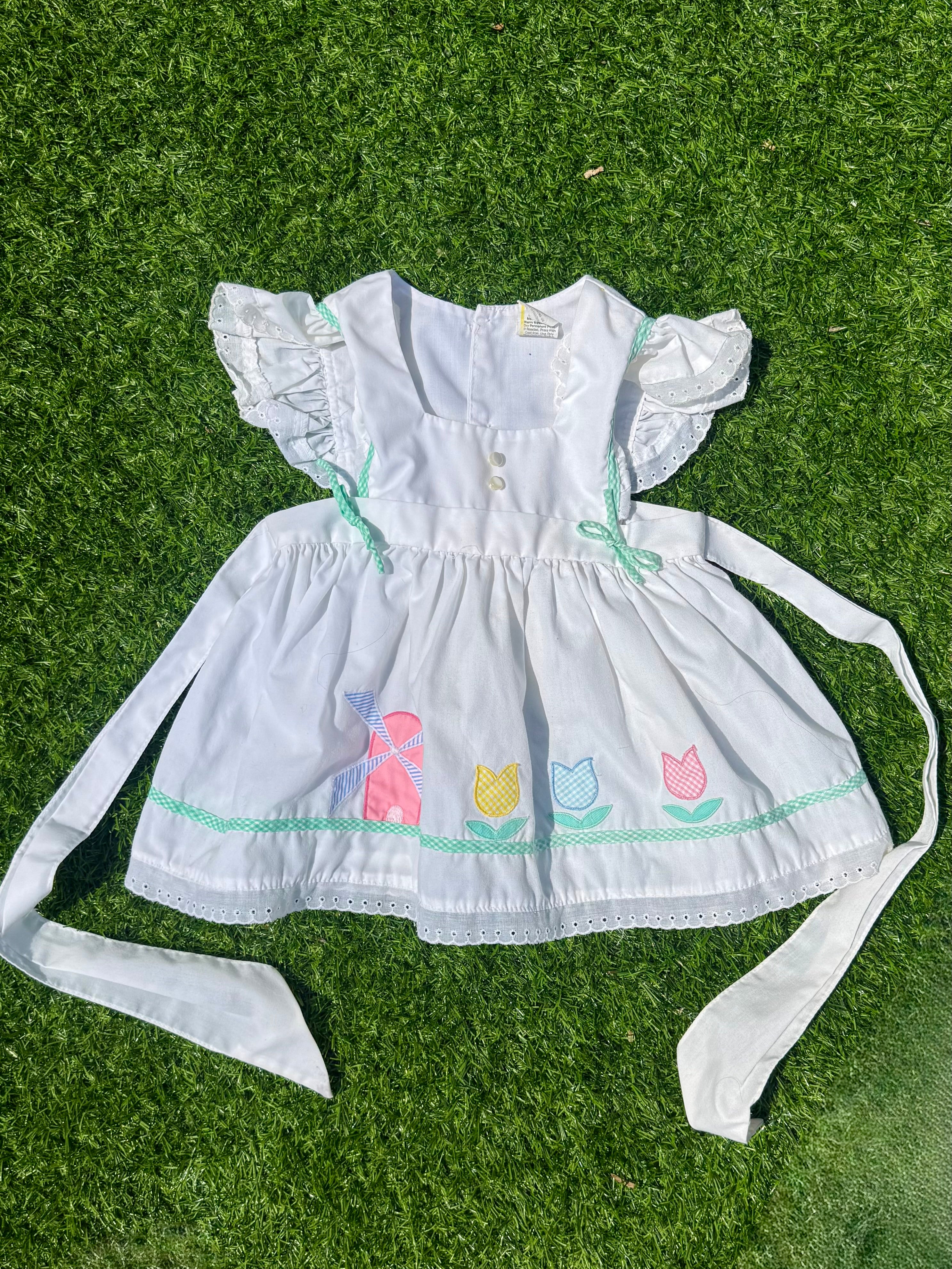 Tulip Windmill Toddler Dress