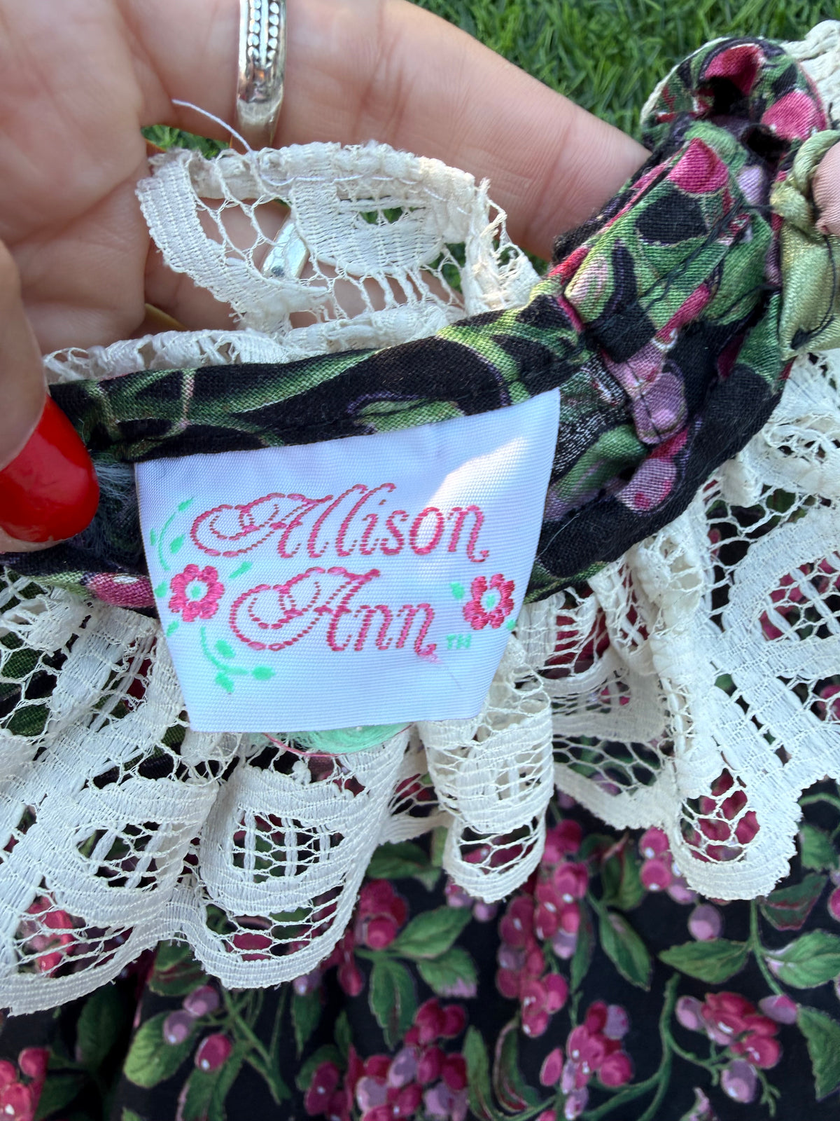 Berry Garden Baby Romper 🍒🌸
