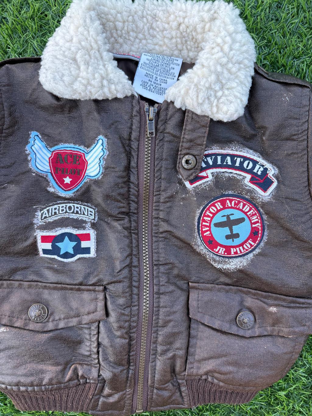 Little Aviator Baby Jacket ✈️🤎