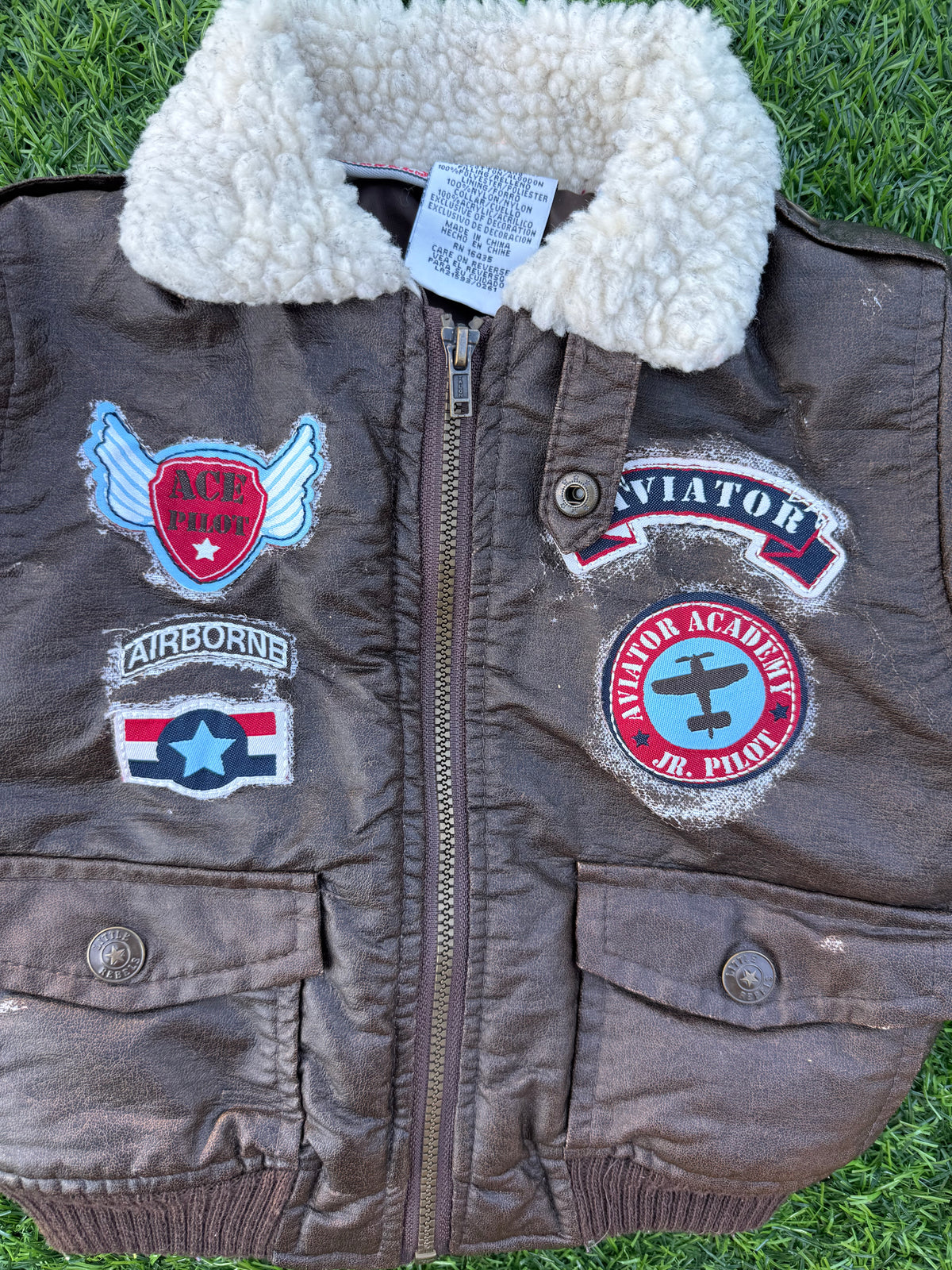 Little Aviator Baby Jacket ✈️🤎