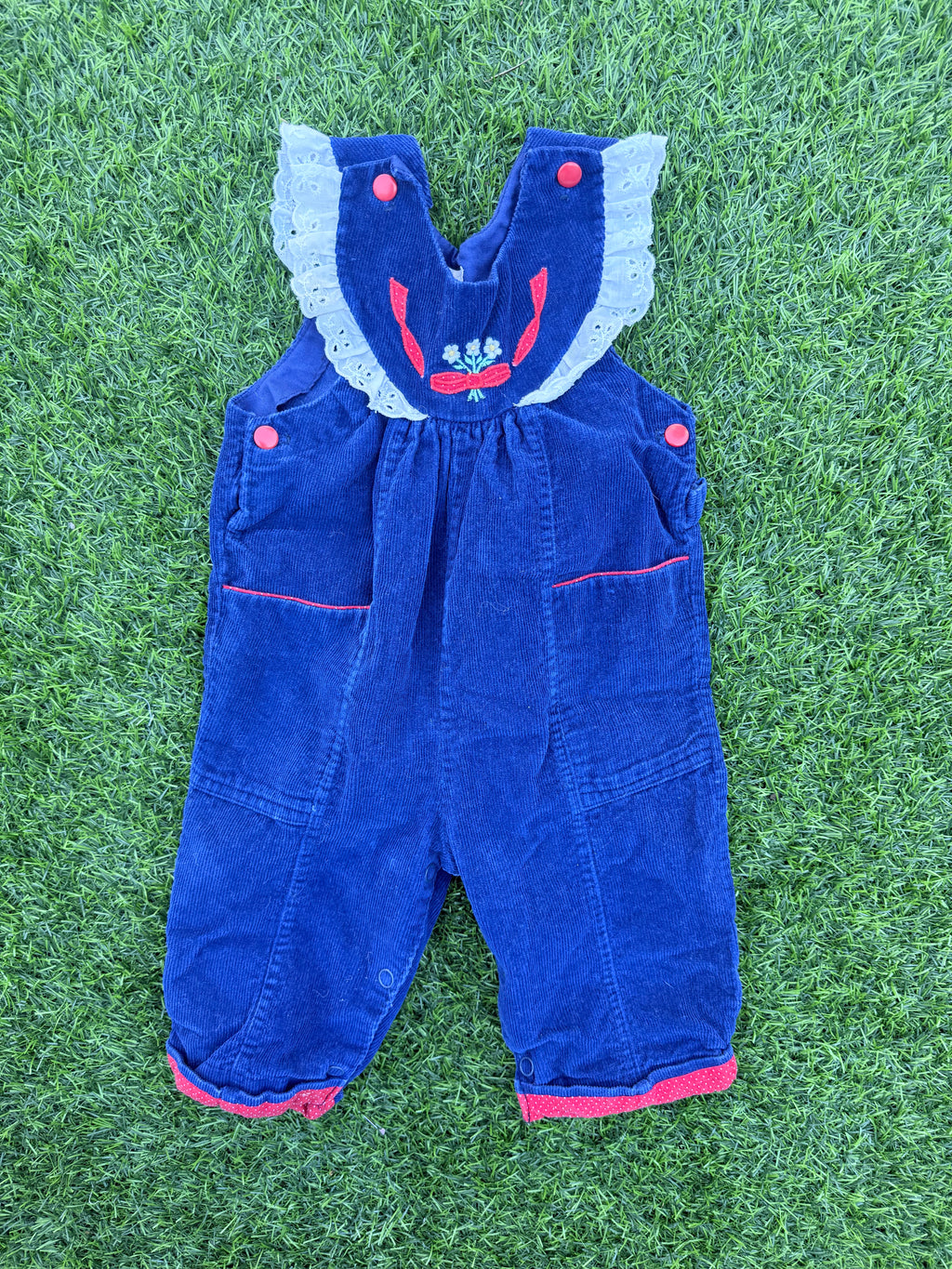 Little Meadow Baby Overalls 🪻🤍