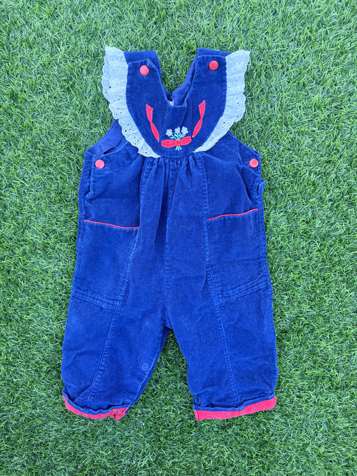 Little Meadow Baby Overalls 🪻🤍