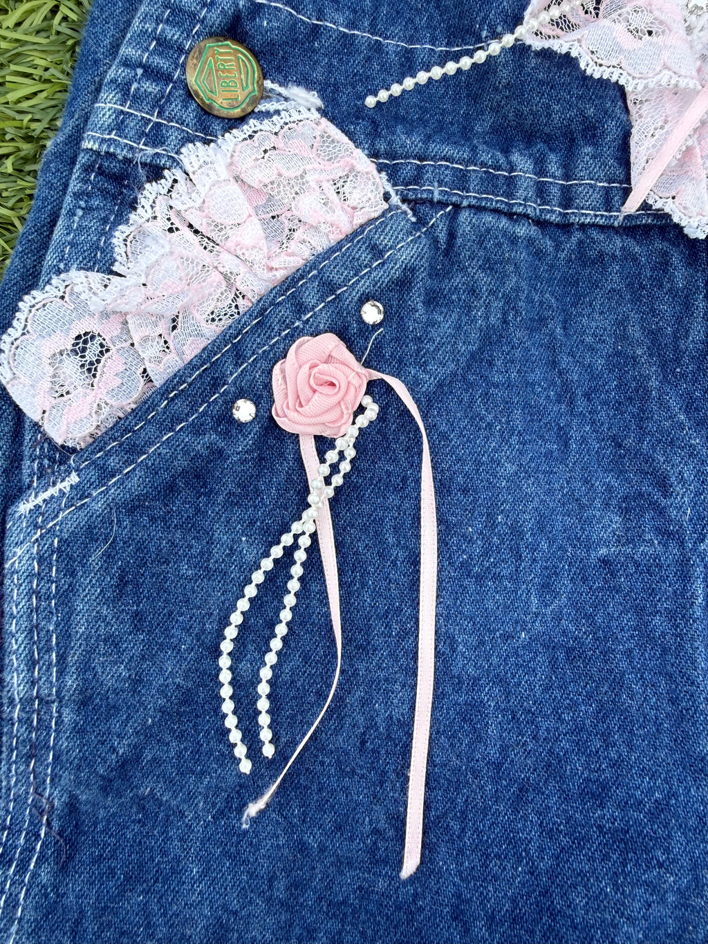 Pink Pearl Princess Overalls🩷👑
