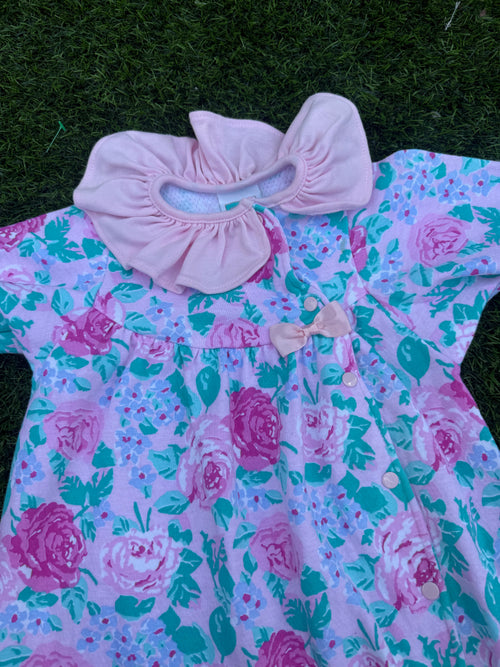 80s Bow Baby Romper 🎀