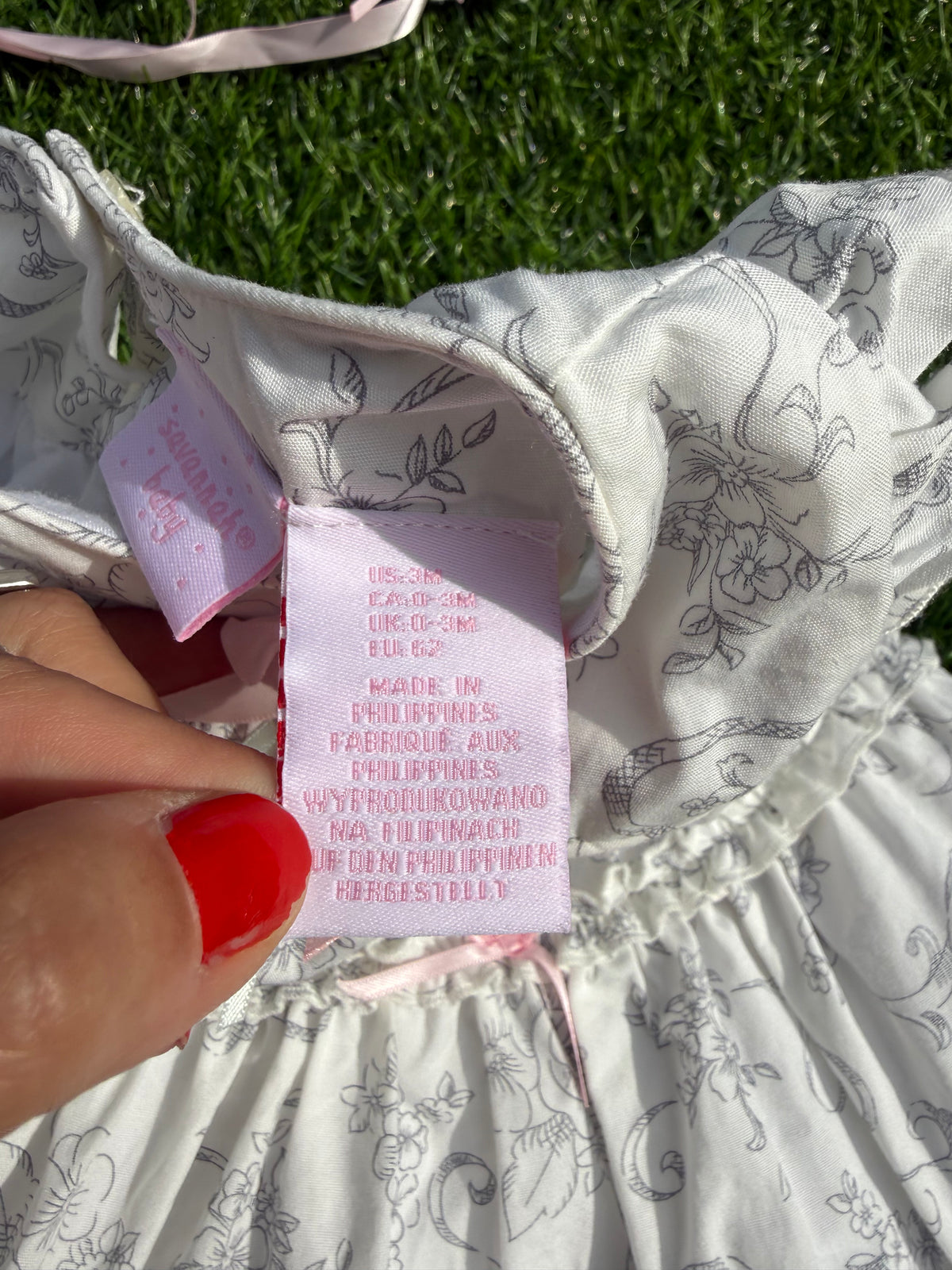 Swan Vintage Baby Dress Set 🦢🎀