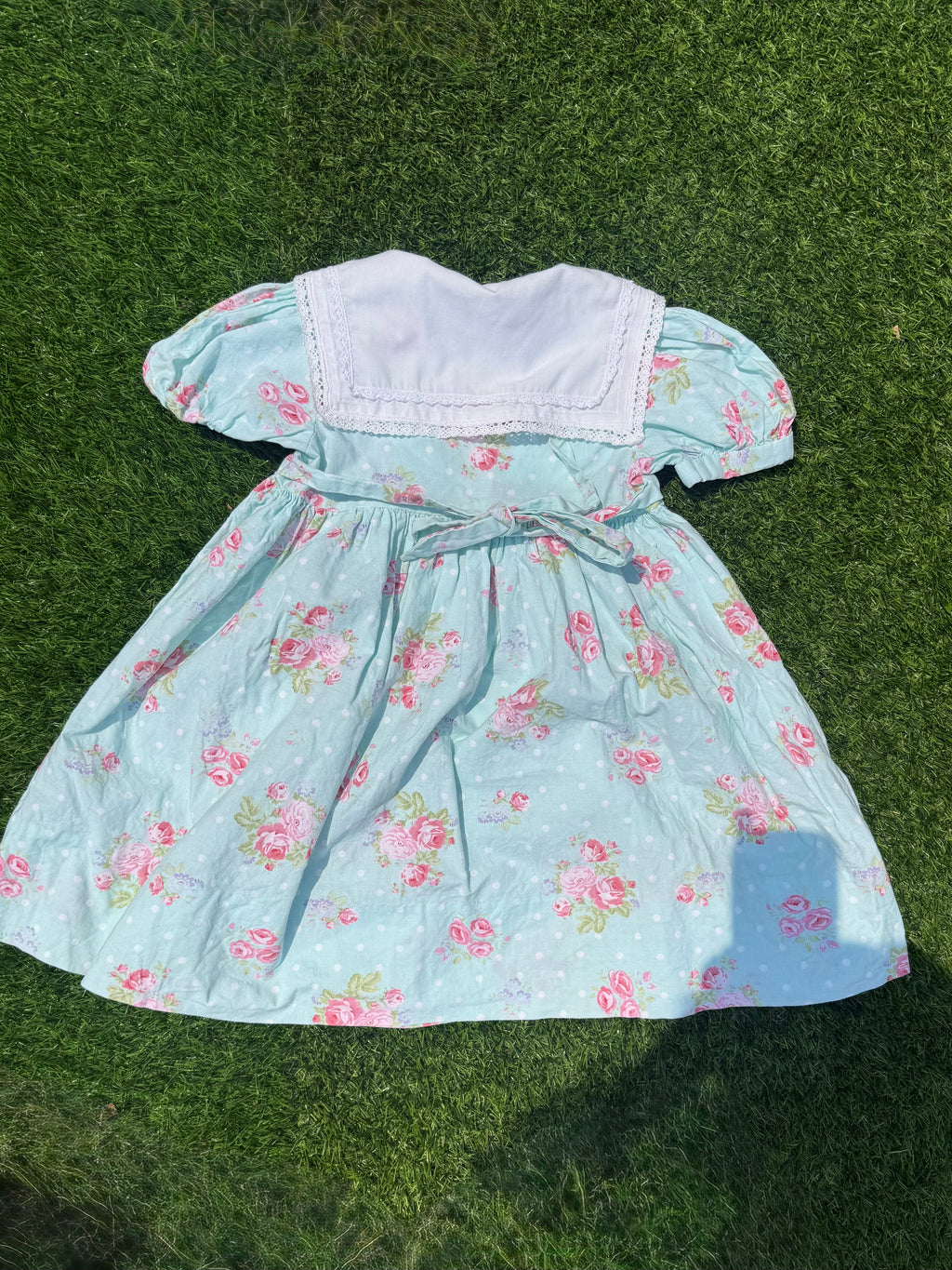 Sky Rose Baby Dress & Bloomers Set