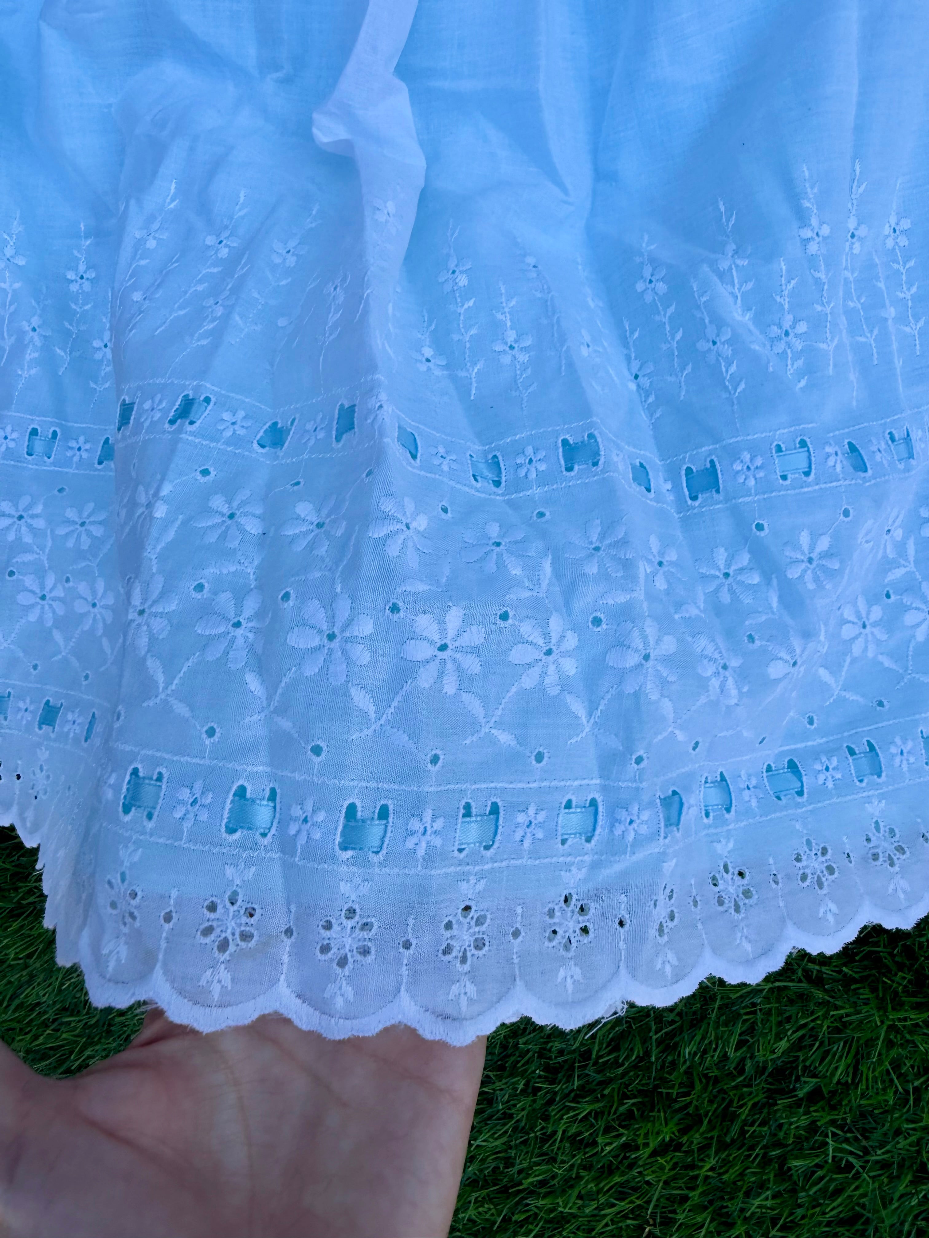 Baby Blue Christening Gown