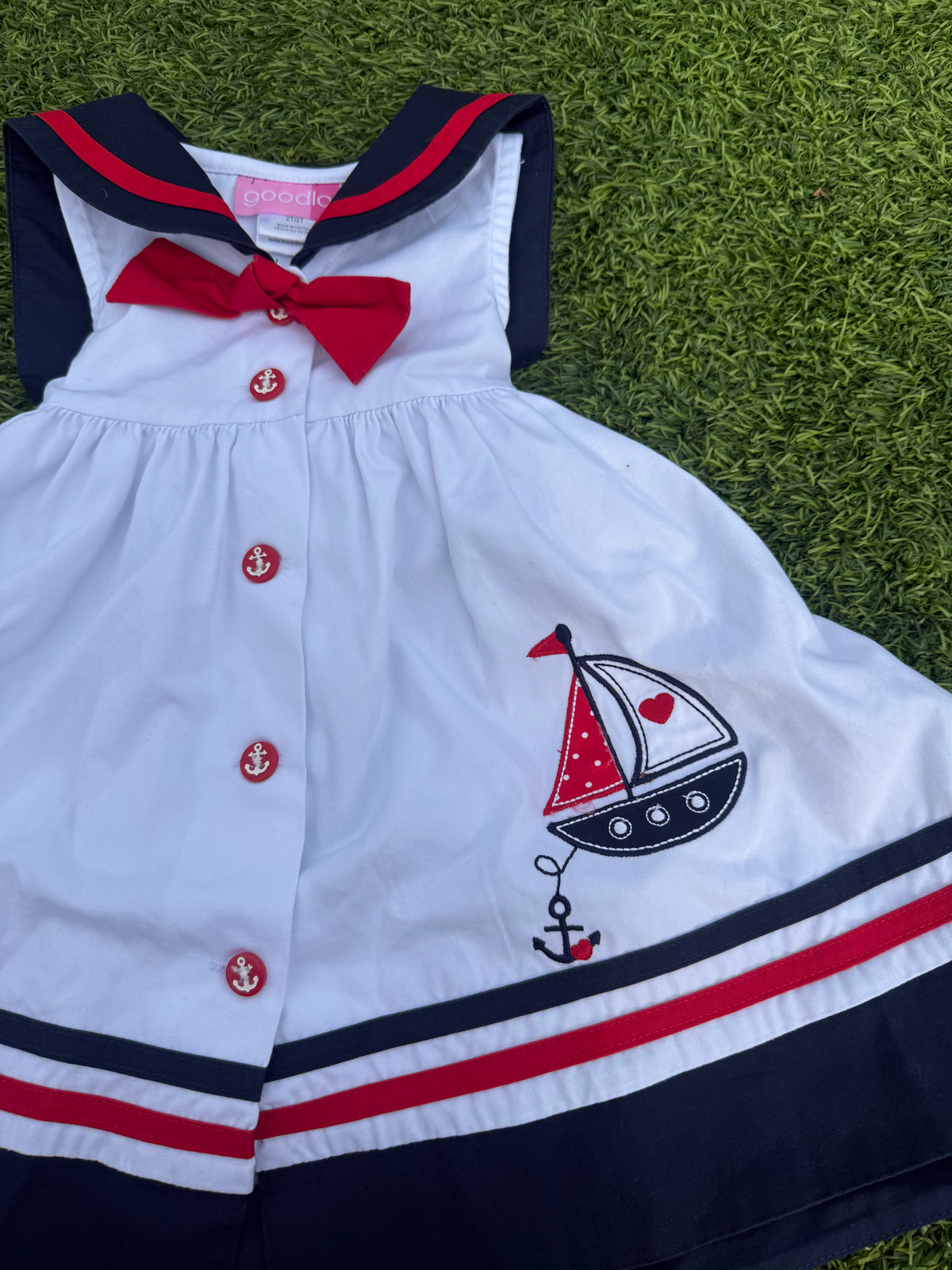 Little Harbor Sailor Toddler Dress⚓