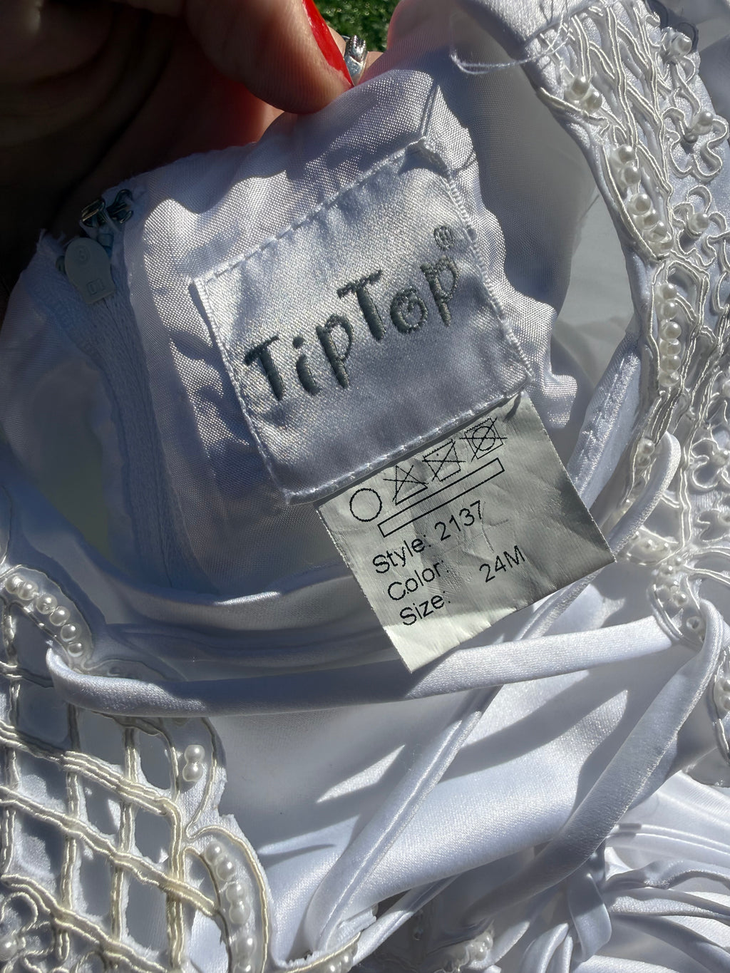 Enchanted Corset Christening & Baptism Set 🕊️🤍