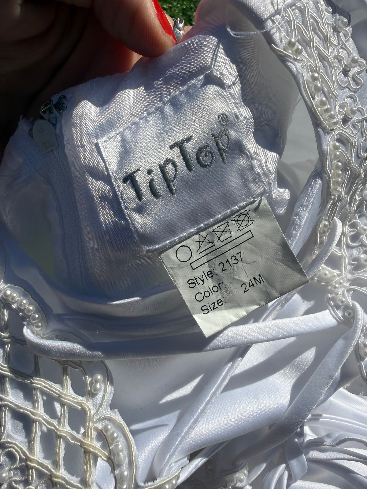 Enchanted Corset Christening & Baptism Set 🕊️🤍