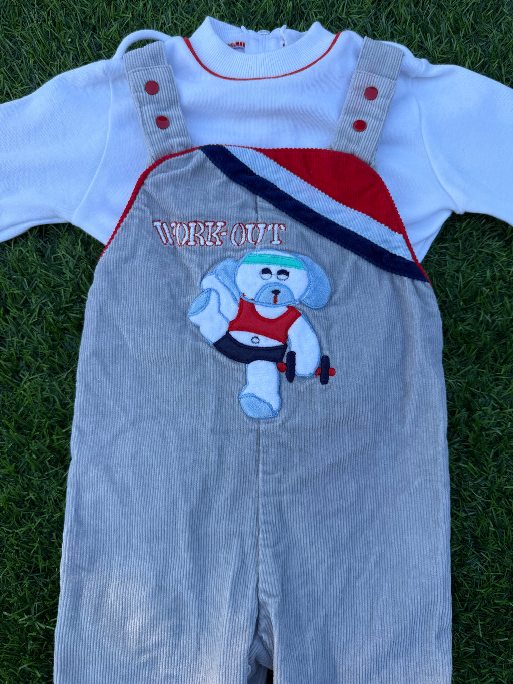 Little Workout Baby Overall Set 🐶🏋️