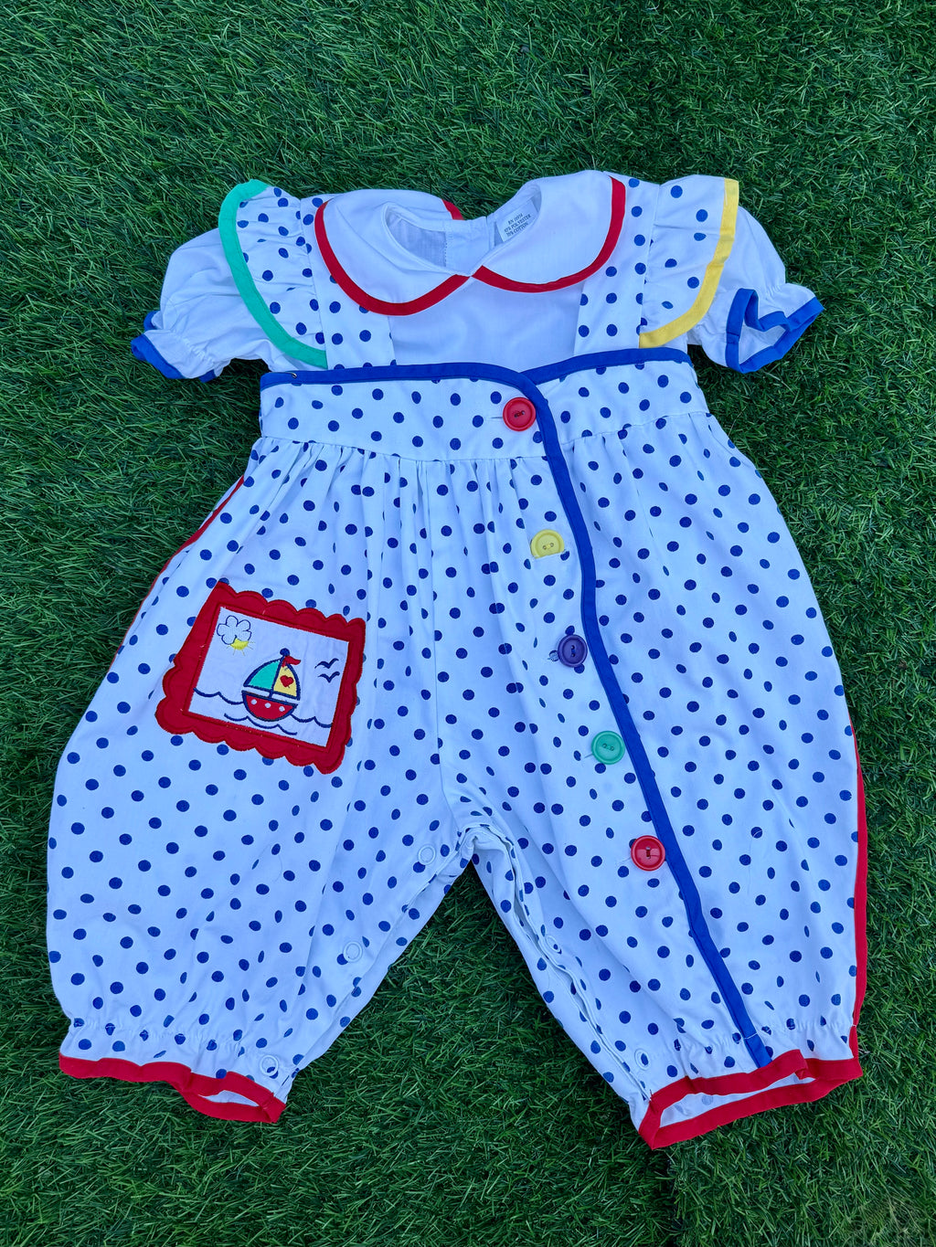 Little Clown Baby Two-Piece Romper Set