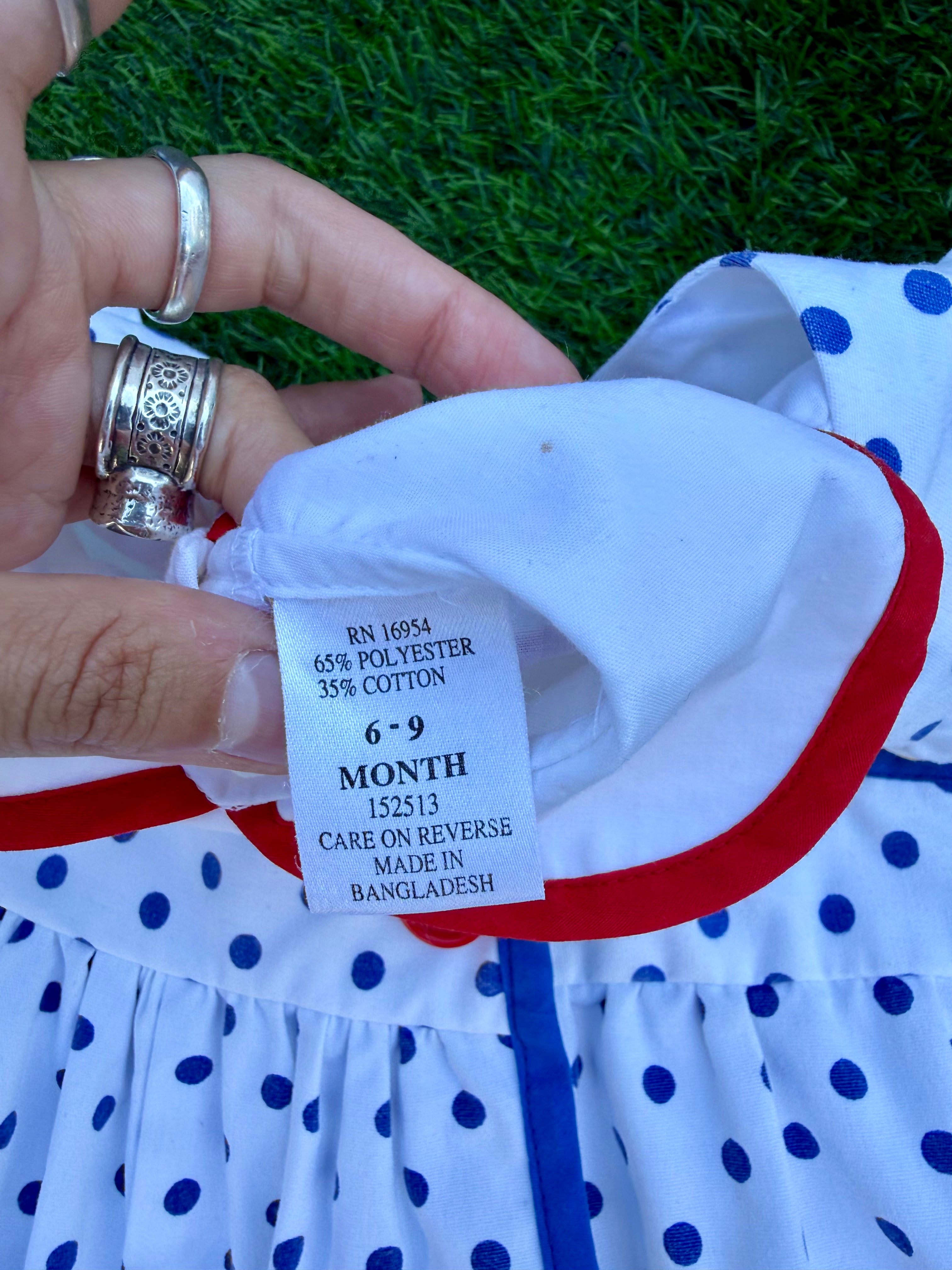 Little Clown Baby Two-Piece Romper Set