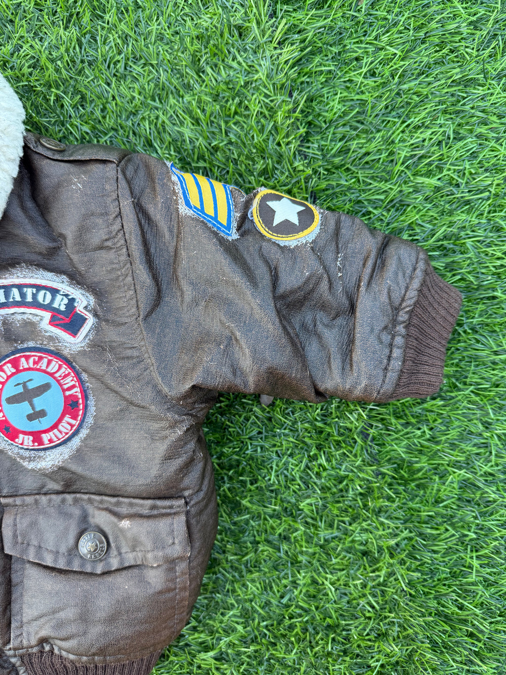 Little Aviator Baby Jacket ✈️🤎