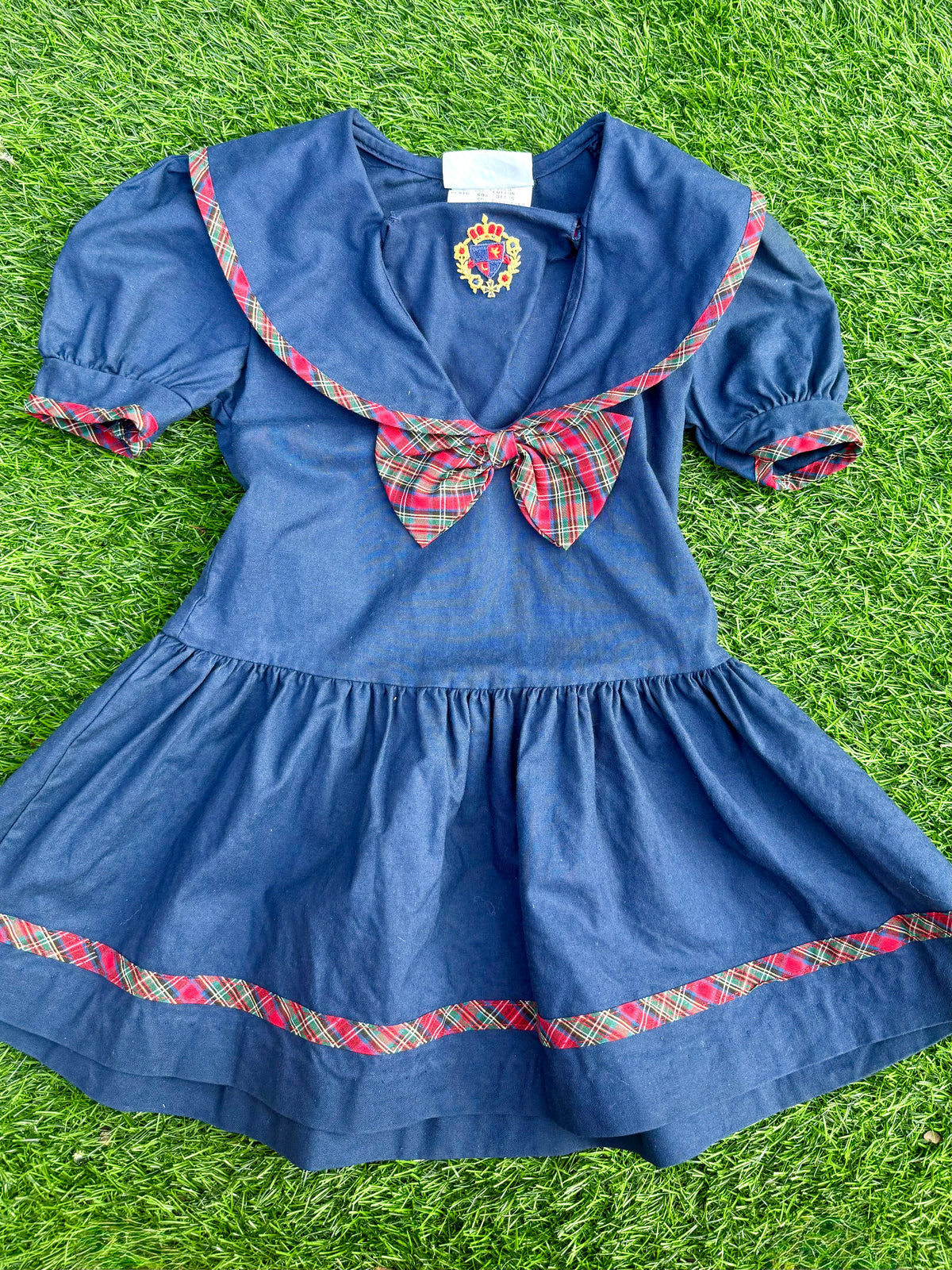 School Girl Tartan Child’s Dress