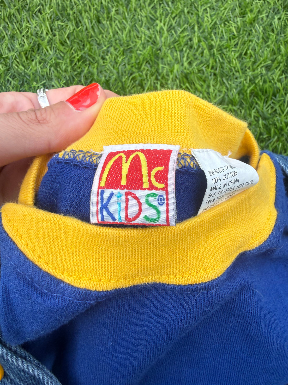 McKids Primary Color Vintage Overall Set 🧸