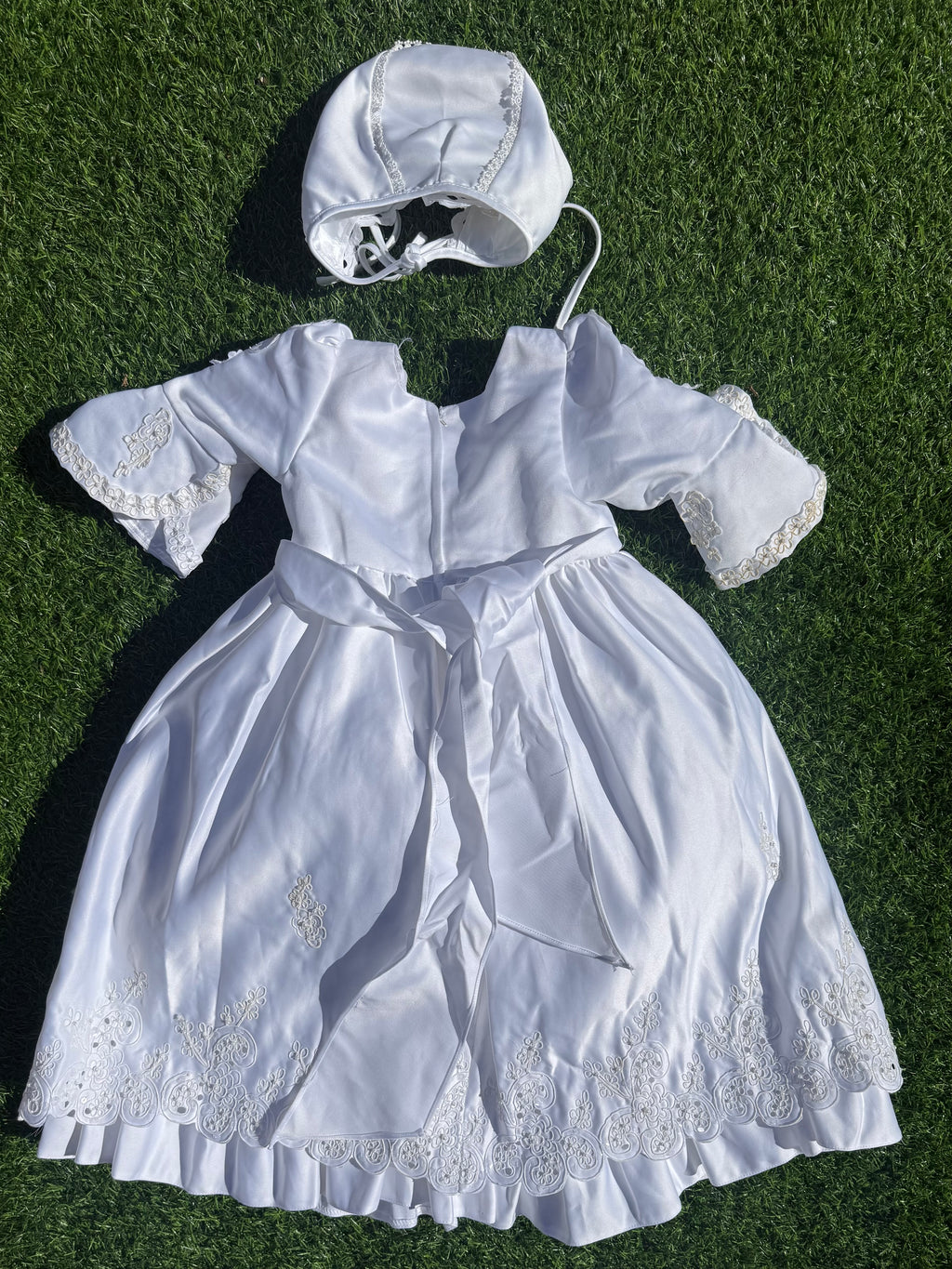 Enchanted Corset Christening & Baptism Set 🕊️🤍