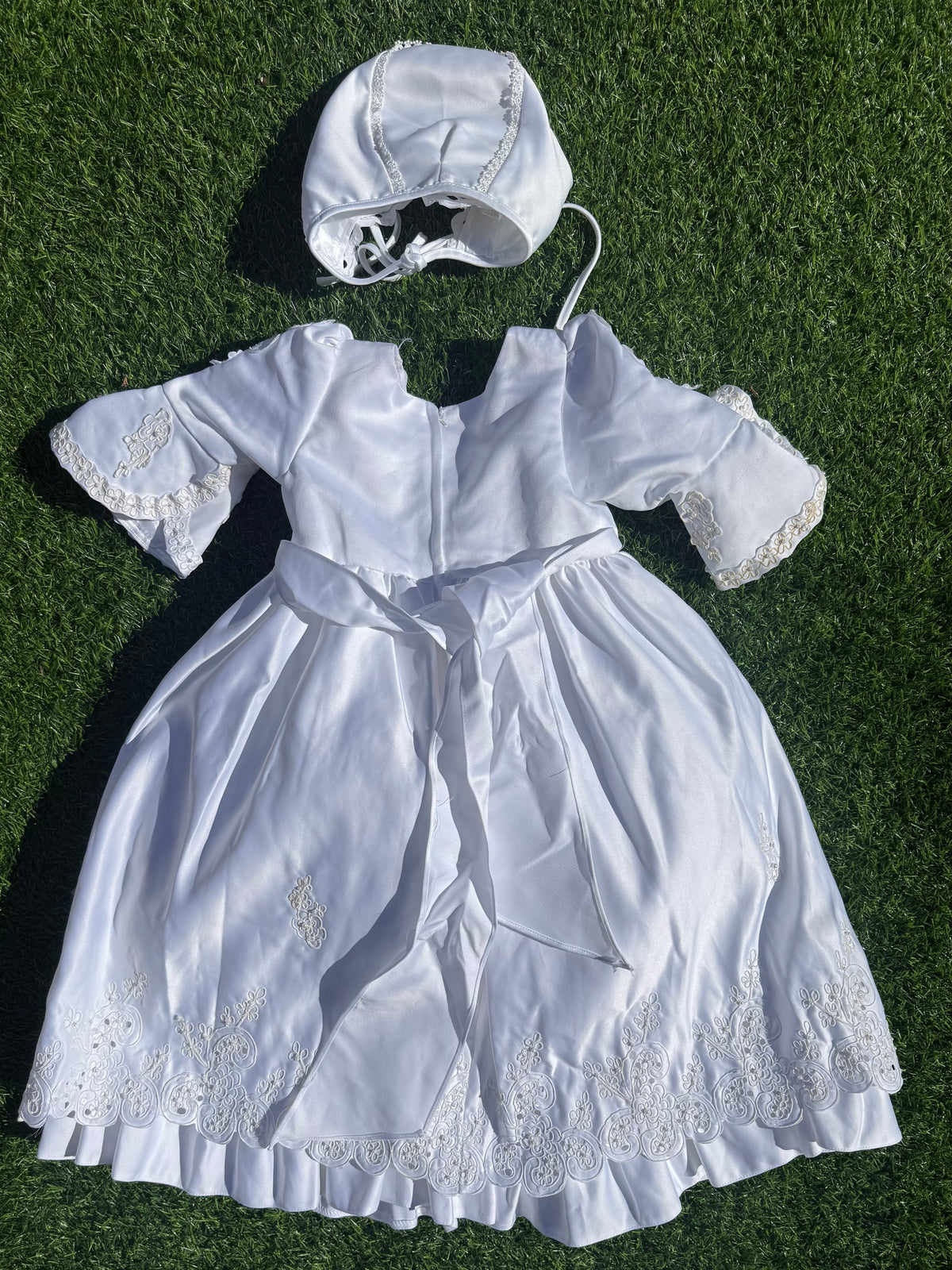 Enchanted Corset Christening & Baptism Set 🕊️🤍