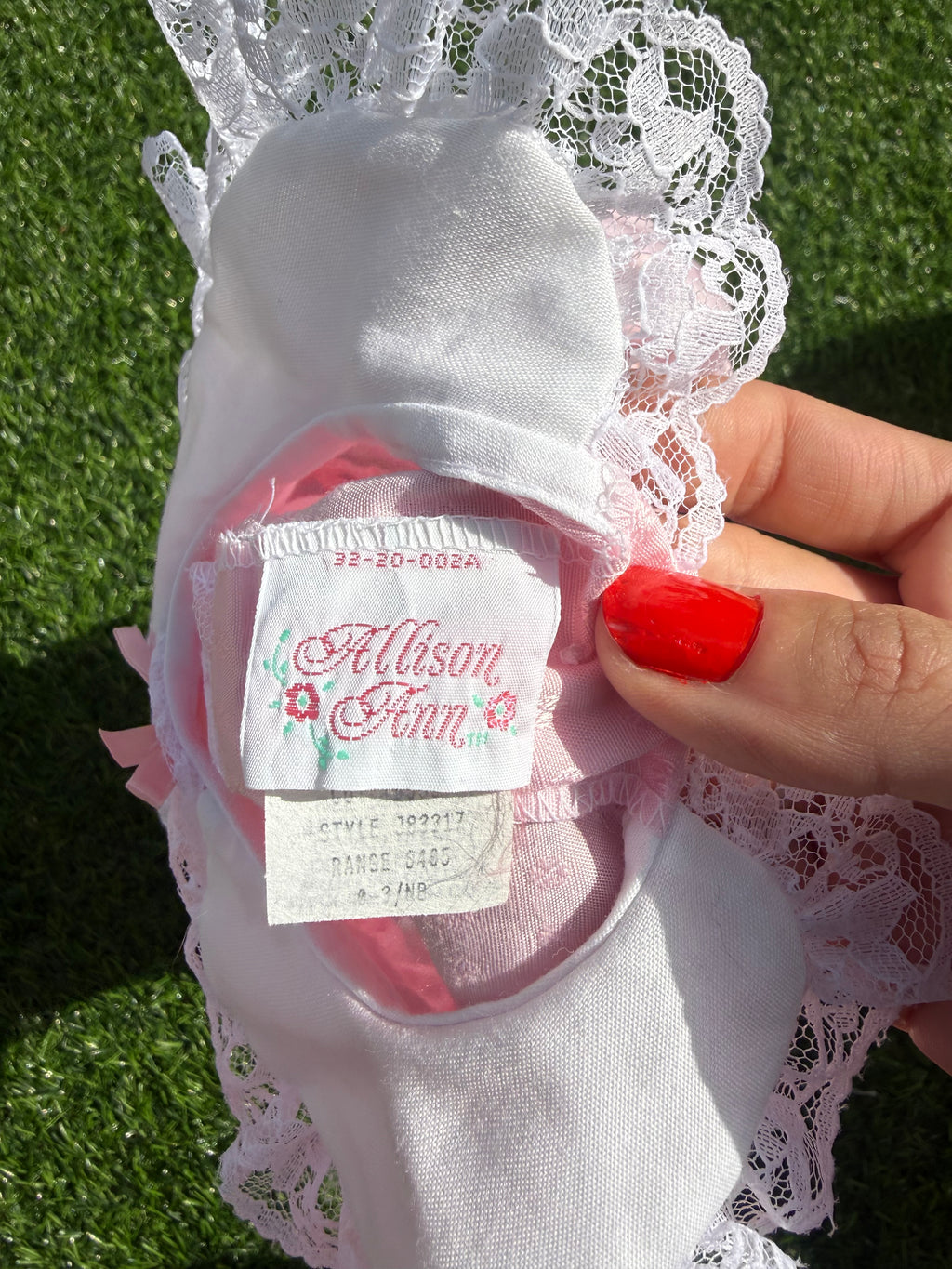 Cotton Candy Lace Baby Set 🍬🩷