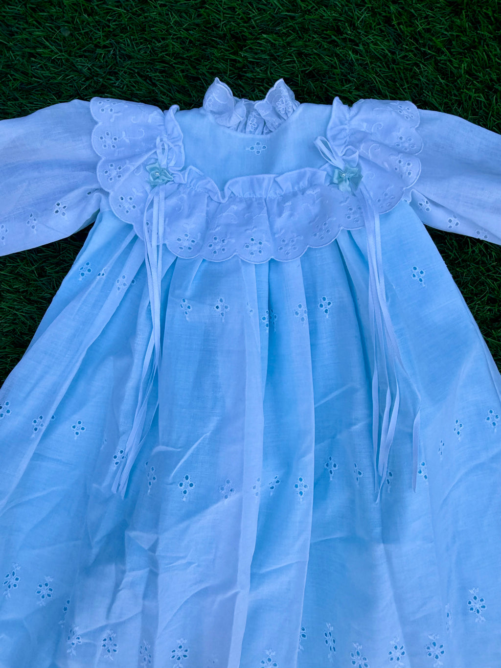 Baby Blue Christening Gown