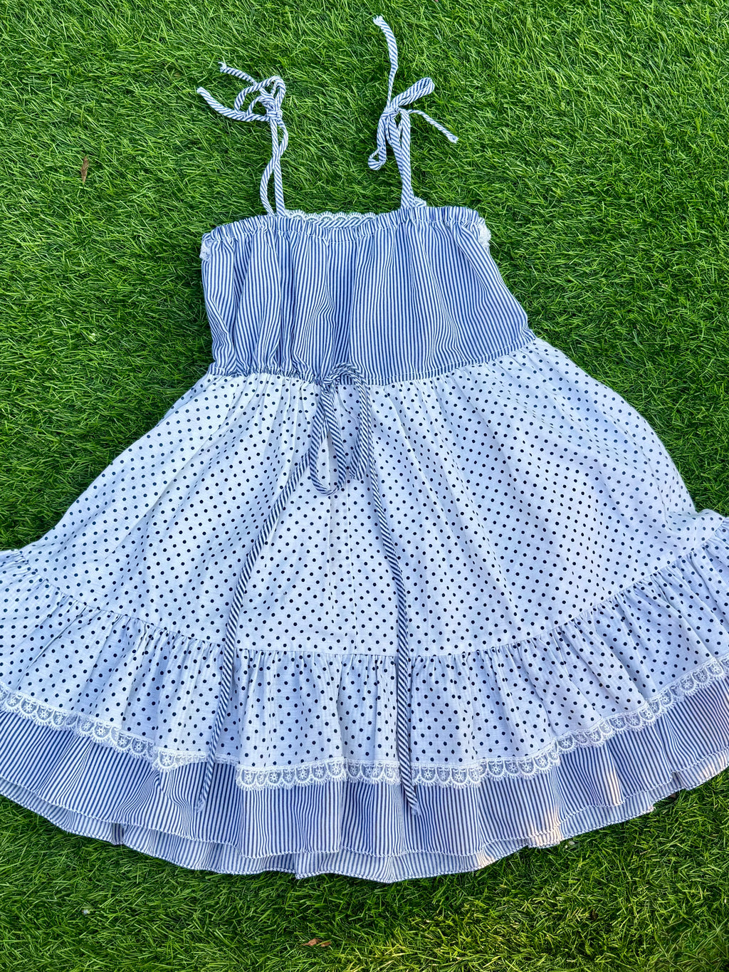Little French Sailor Child’s Dress