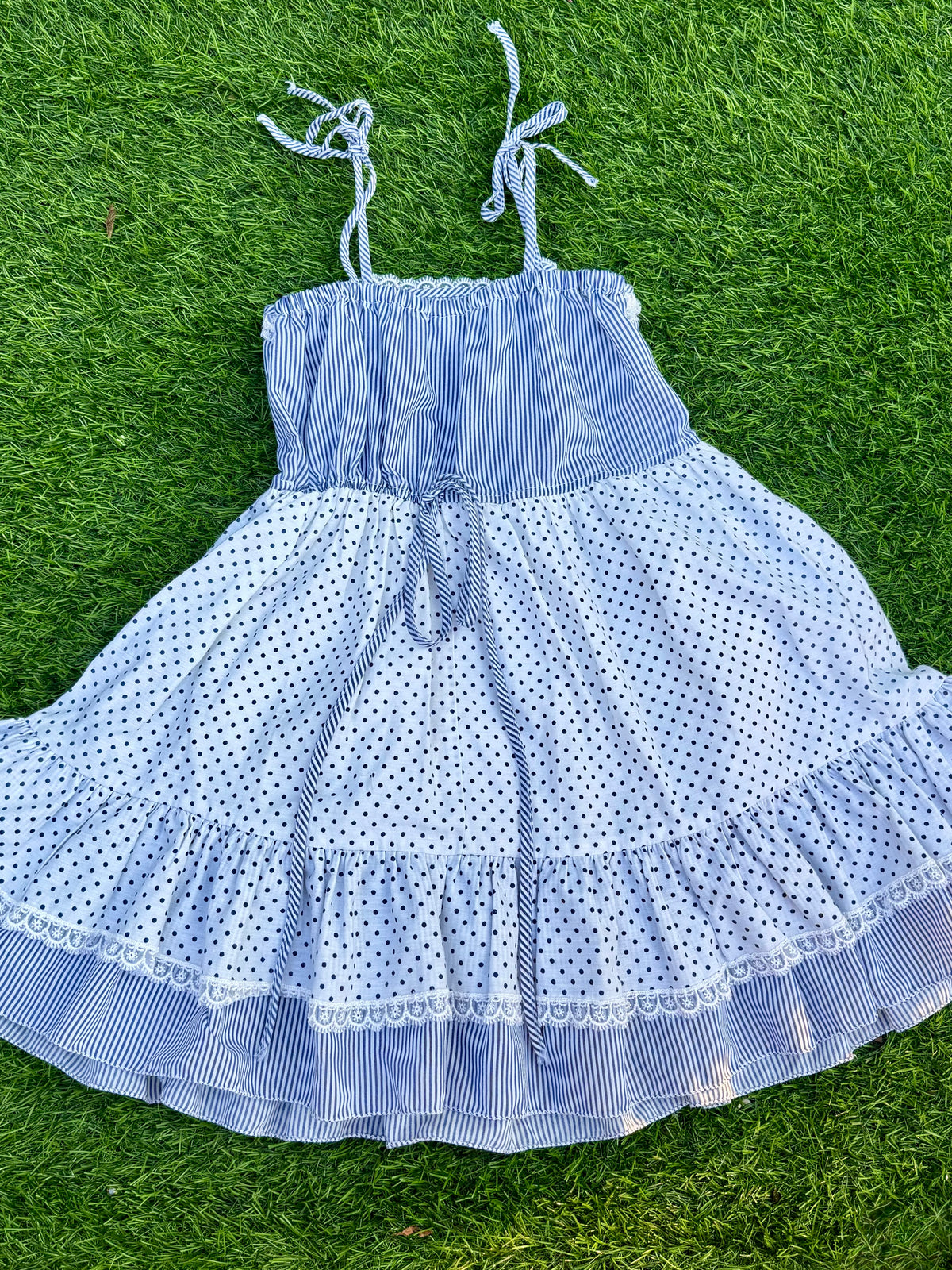 Little French Sailor Child’s Dress
