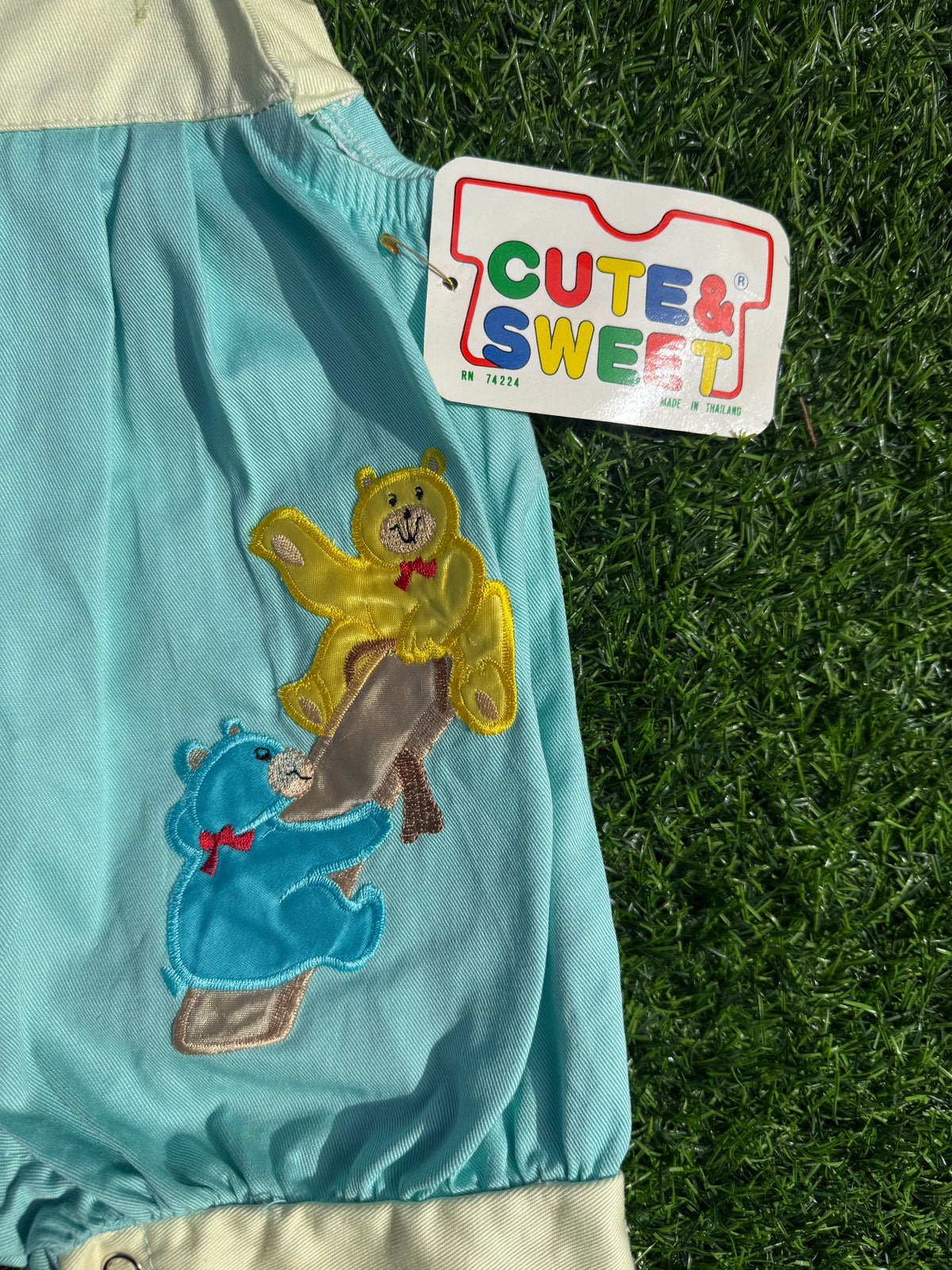 Little Playtime Bear Baby Romper 🧸