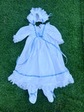 Powder Blue Baby Three-Piece Set