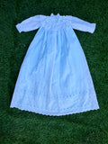 Baby Blue Christening Gown