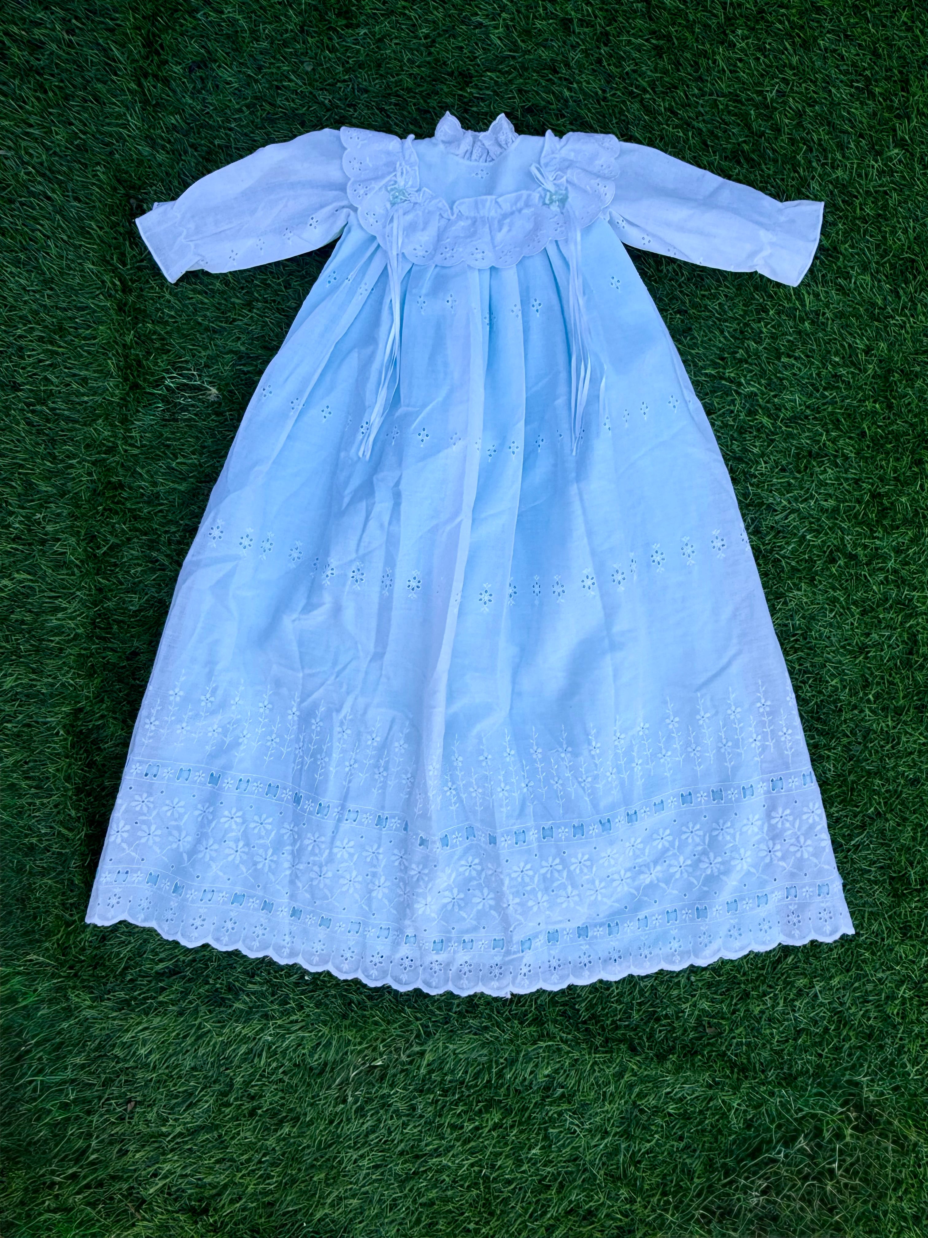 Baby Blue Christening Gown
