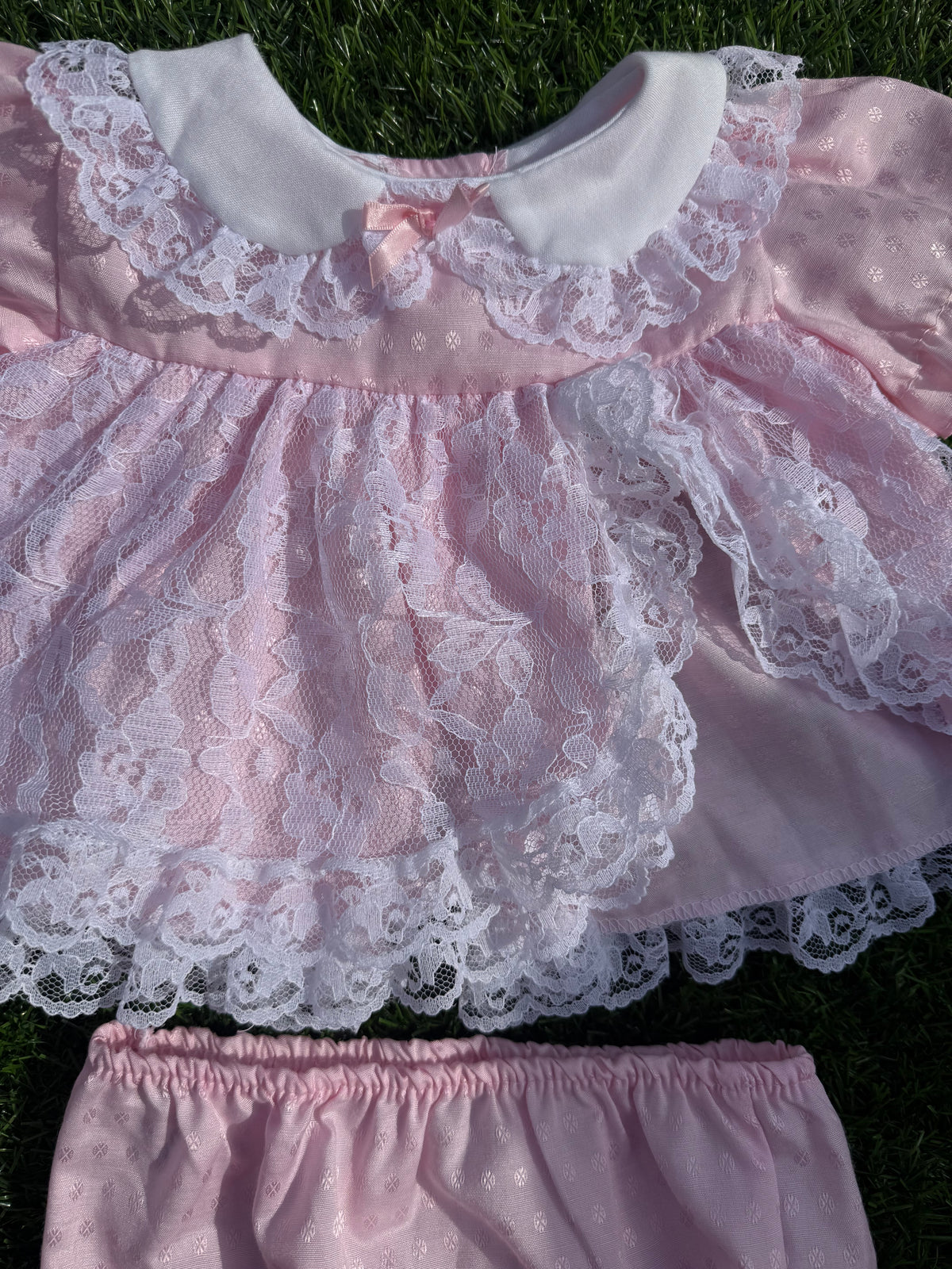 Cotton Candy Lace Baby Set 🍬🩷