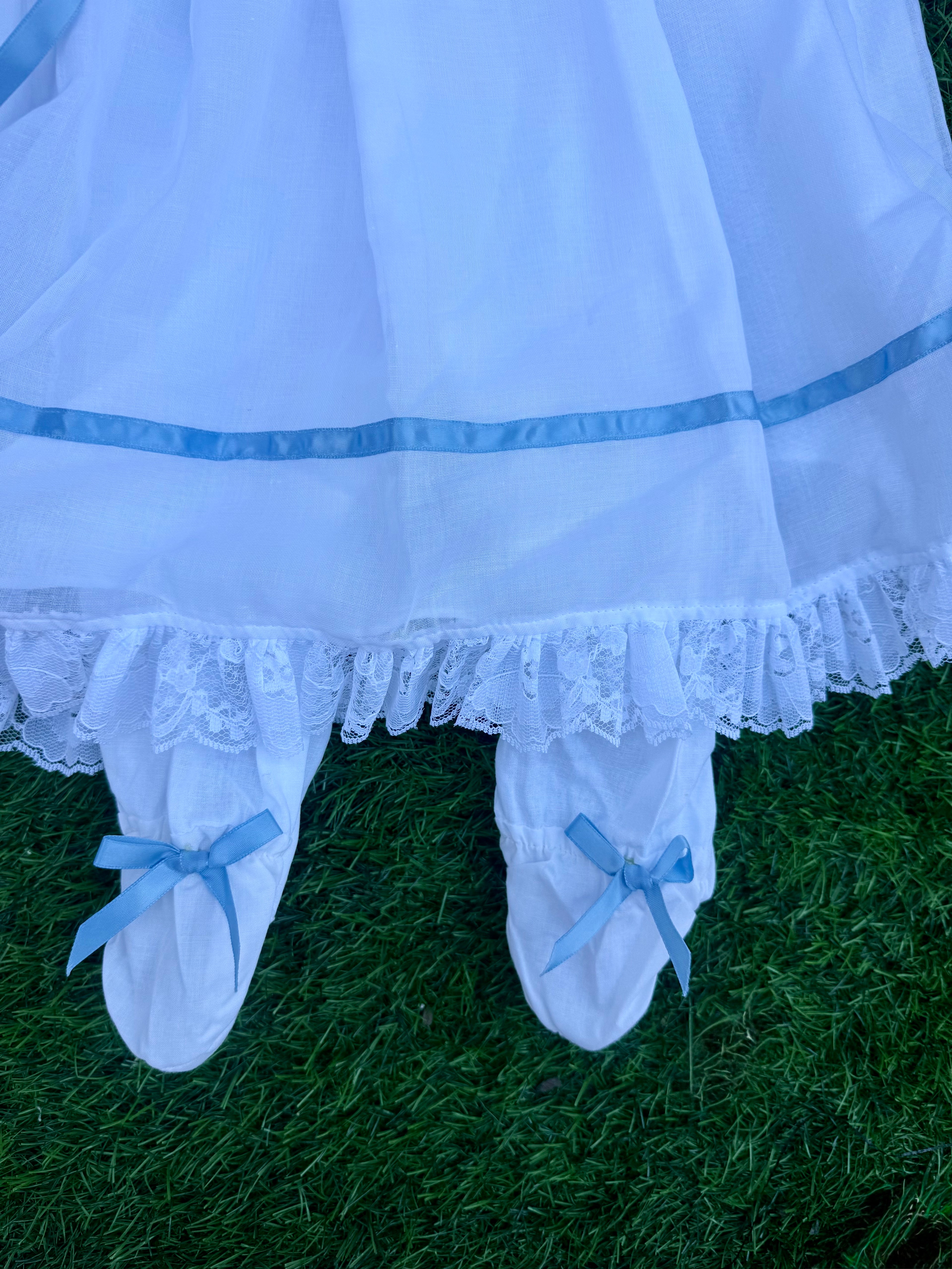 Powder Blue Baby Three-Piece Set