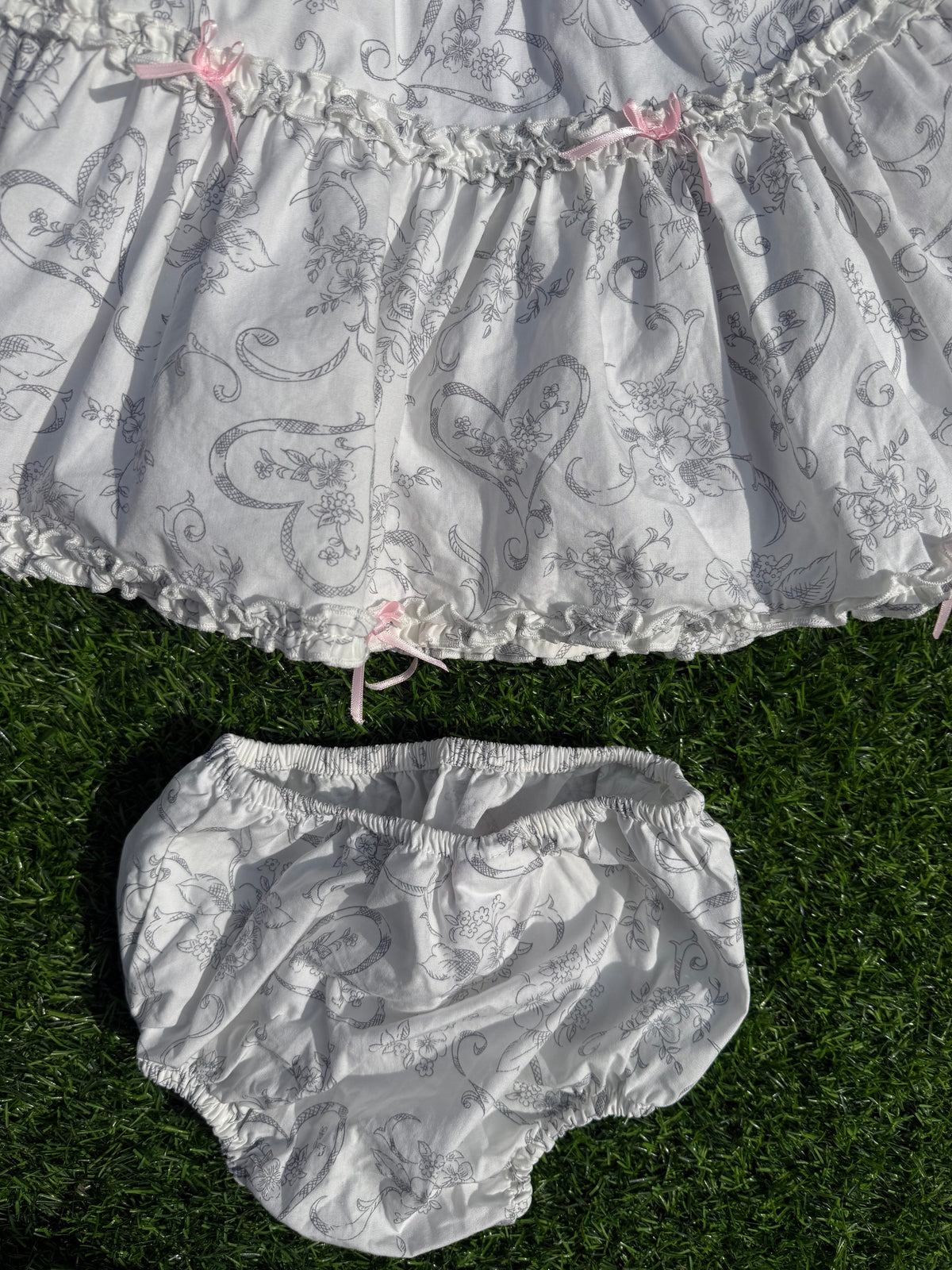 Swan Vintage Baby Dress Set 🦢🎀