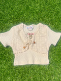 Vintage Cottage Rose Baby Top