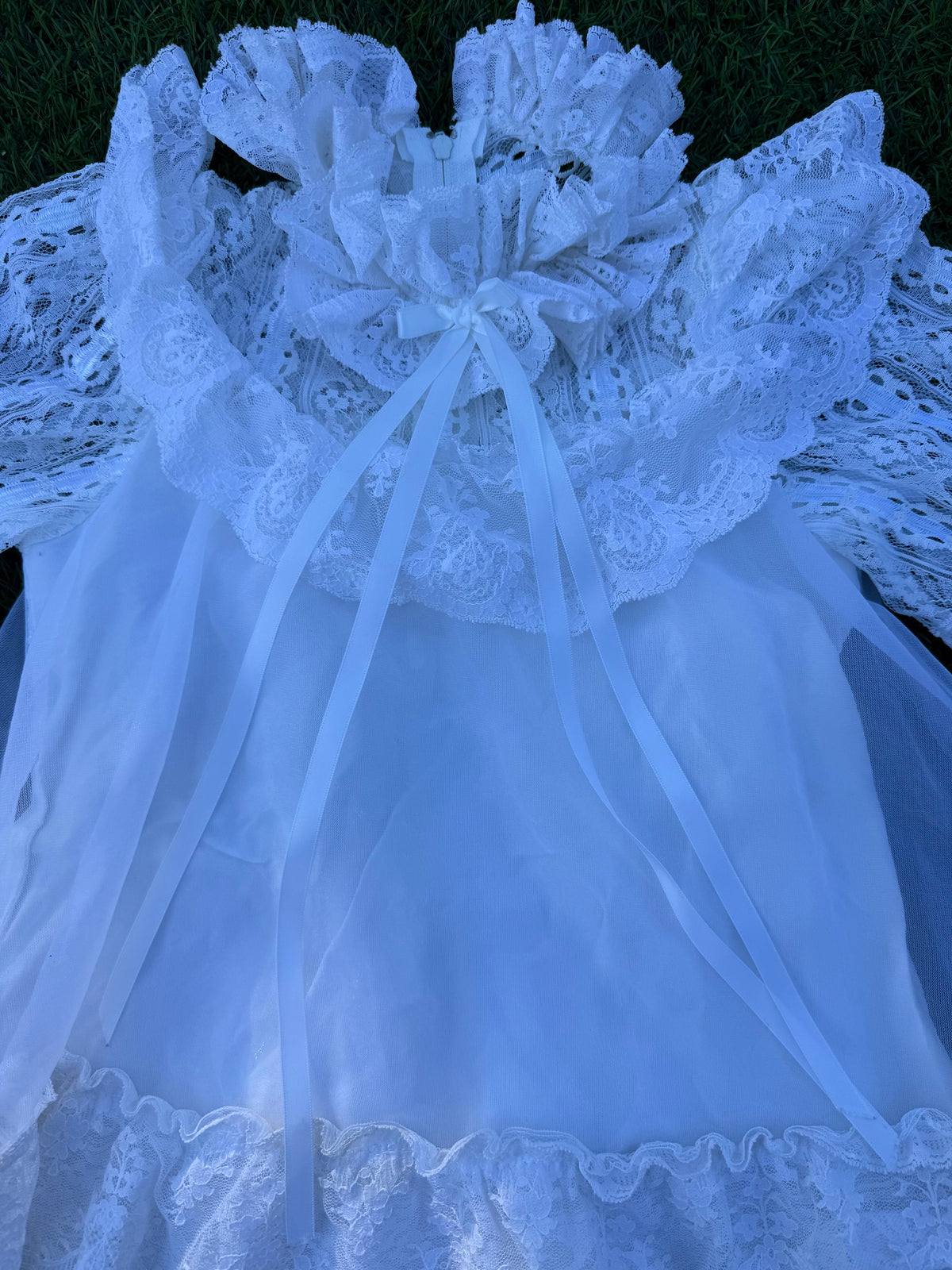 Enchanted Ruffle Baby Dress 🤍🕯️