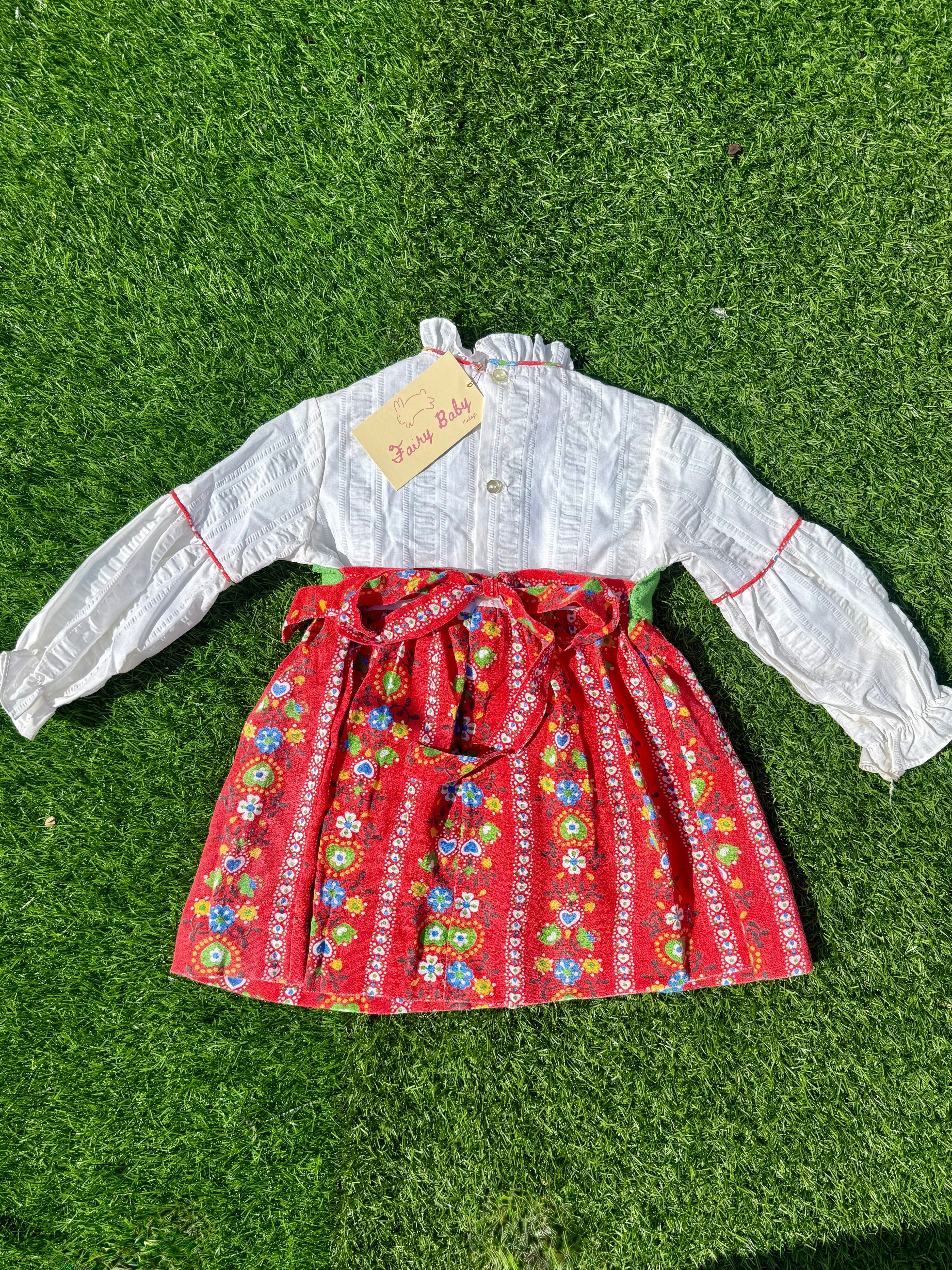 Scandinavian Folk Baby Dress