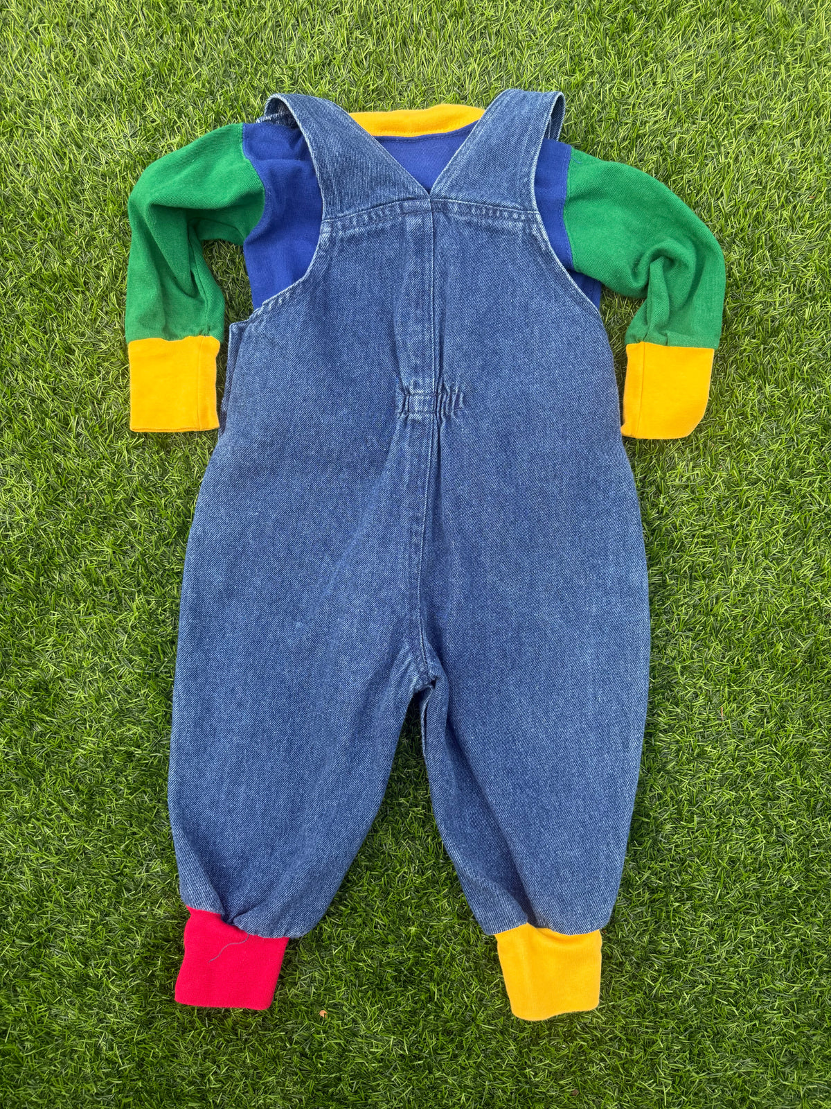 McKids Primary Color Vintage Overall Set 🧸