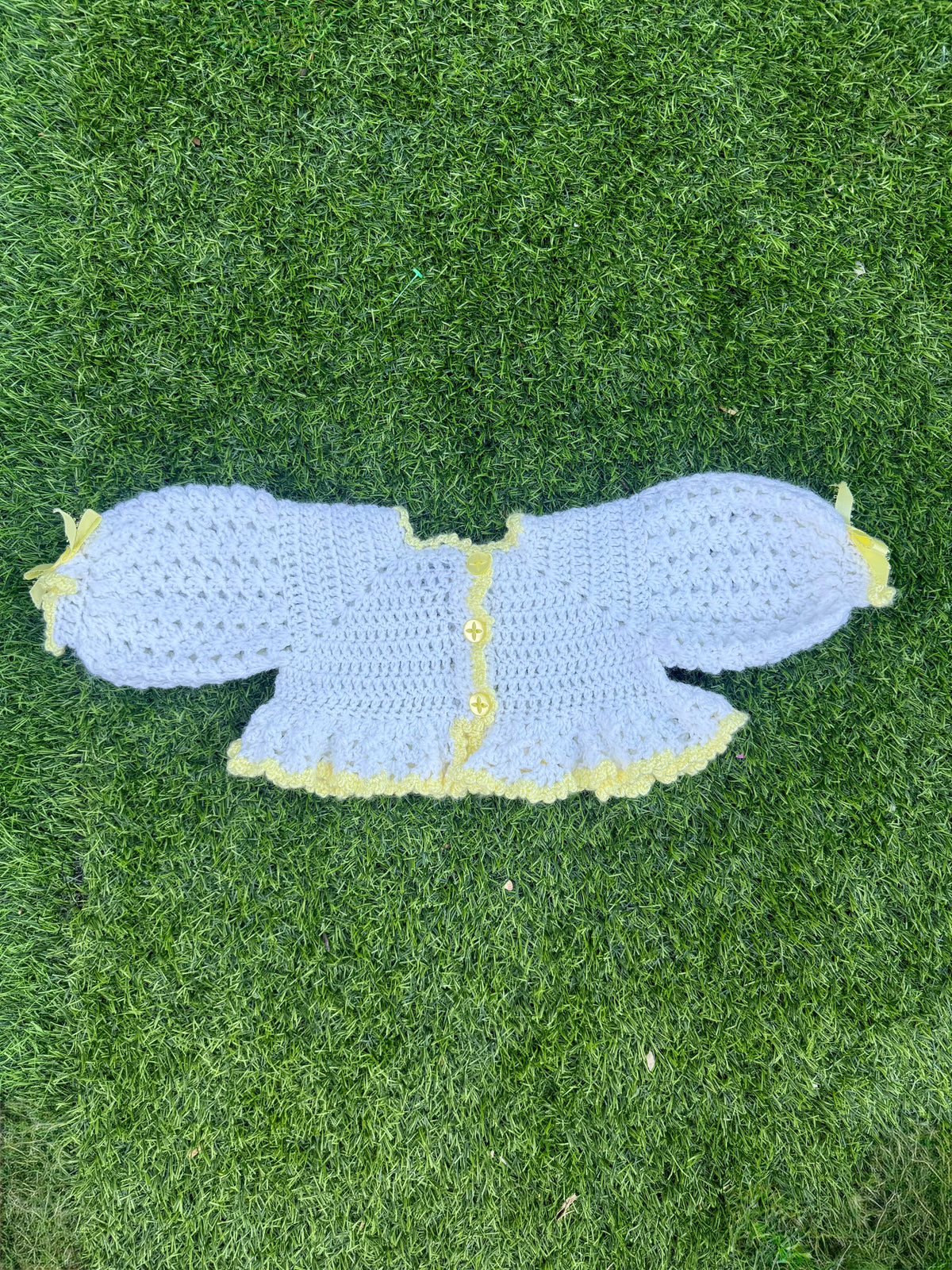 Tender Loving Care Baby Sweater 🌼🤍