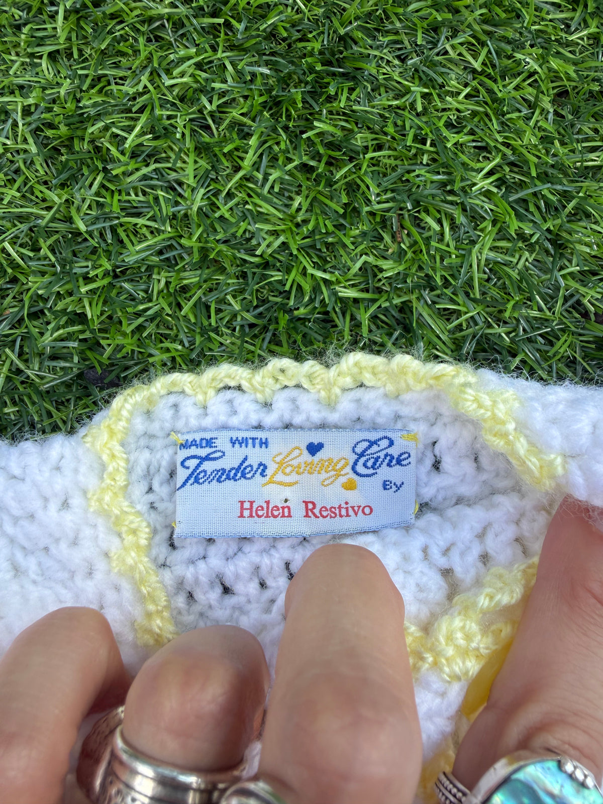 Tender Loving Care Baby Sweater 🌼🤍