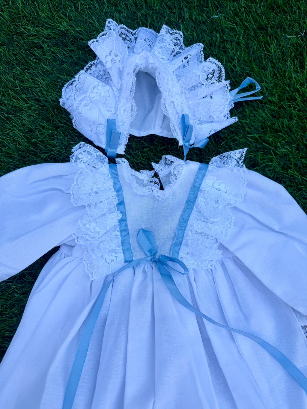Powder Blue Baby Three-Piece Set