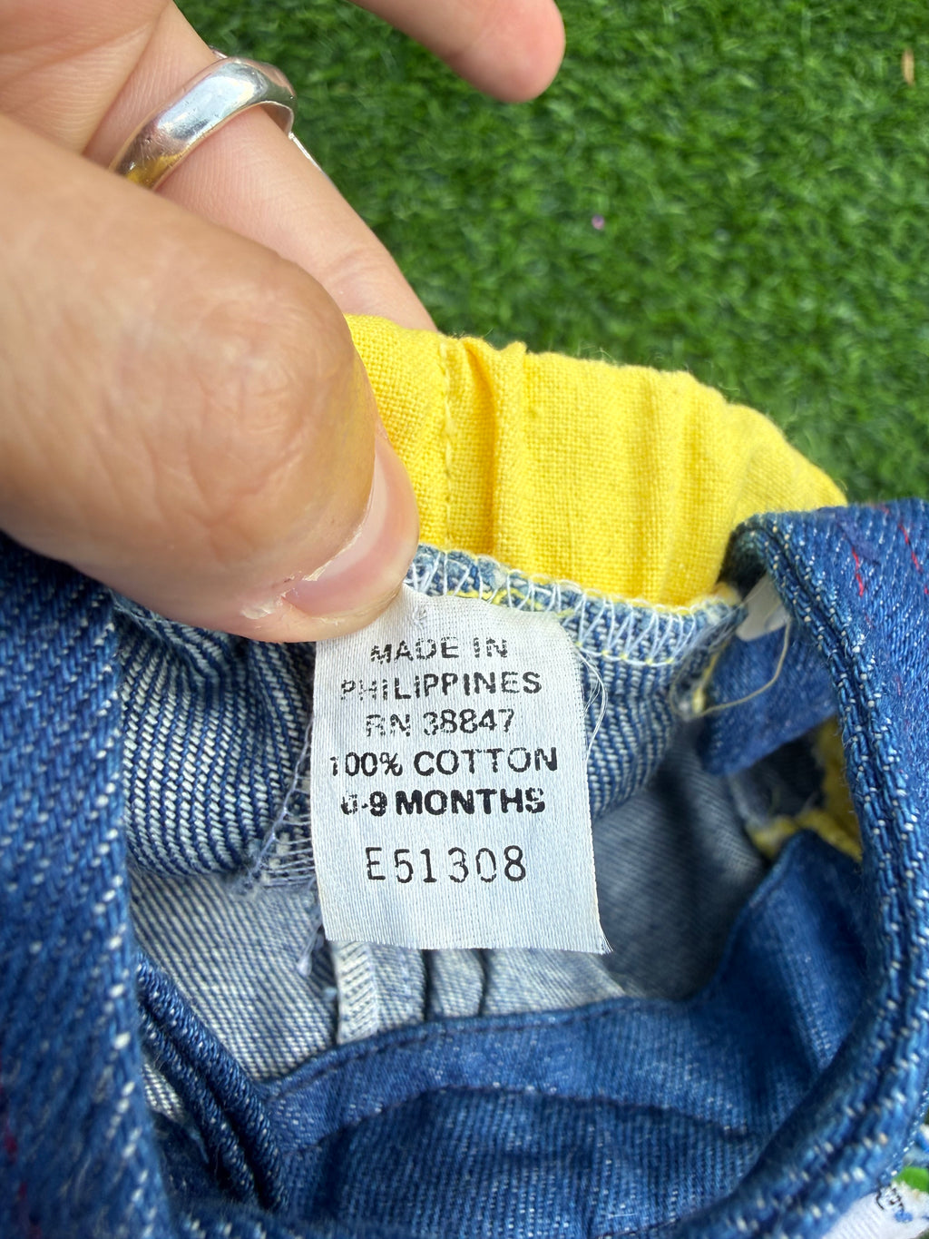 Vintage Cowboy Bear Baby Overalls