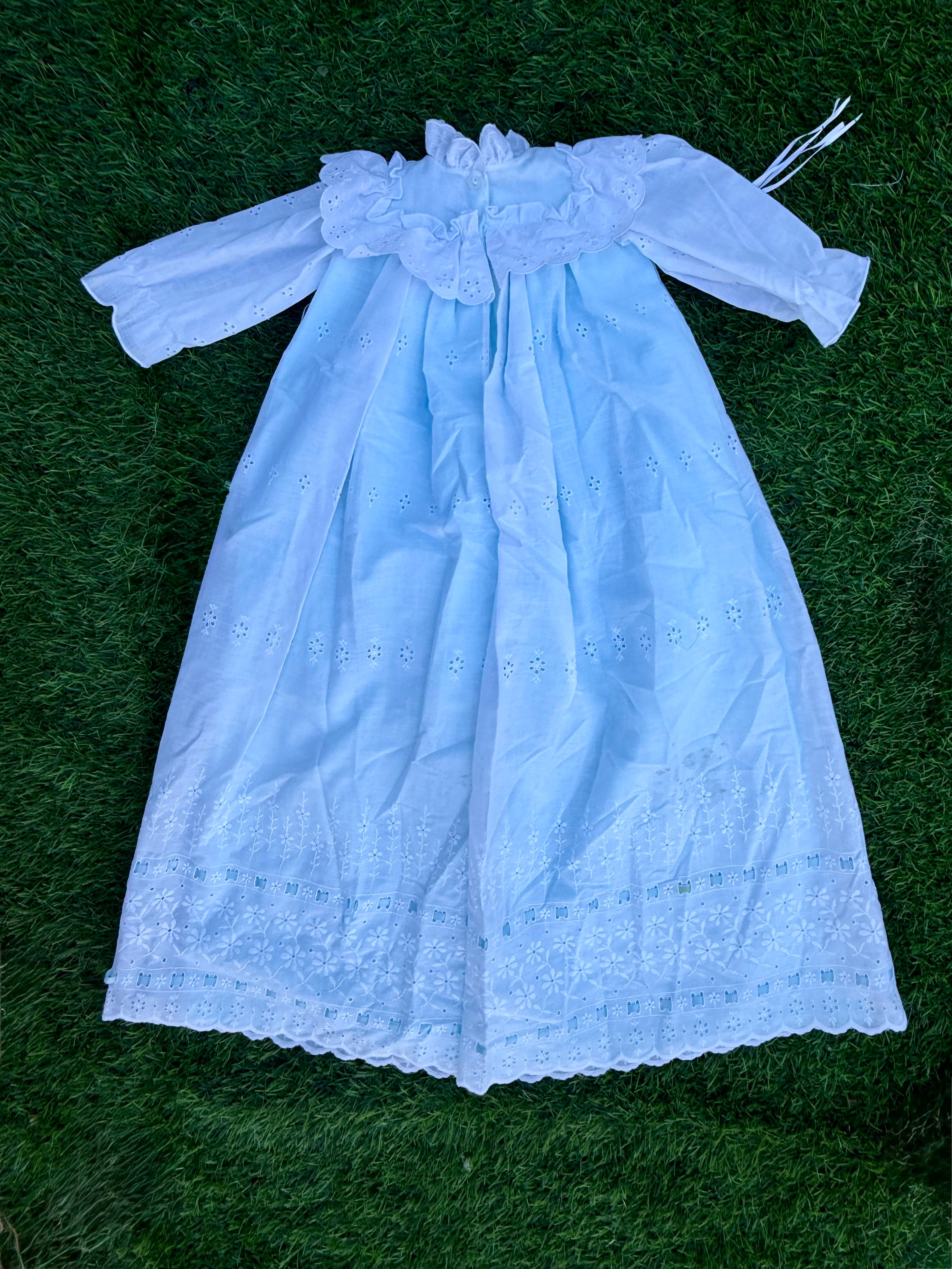 Baby Blue Christening Gown