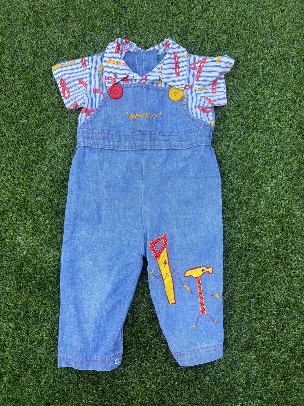 Mr. Fix It Baby Overalls 🛠️
