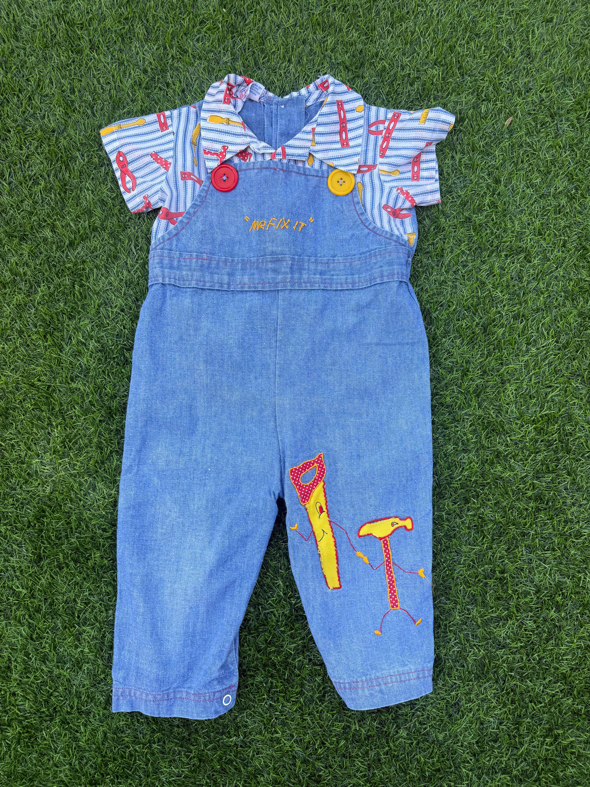 Mr. Fix It Baby Overalls 🛠️