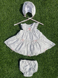 Swan Vintage Baby Dress Set 🦢🎀