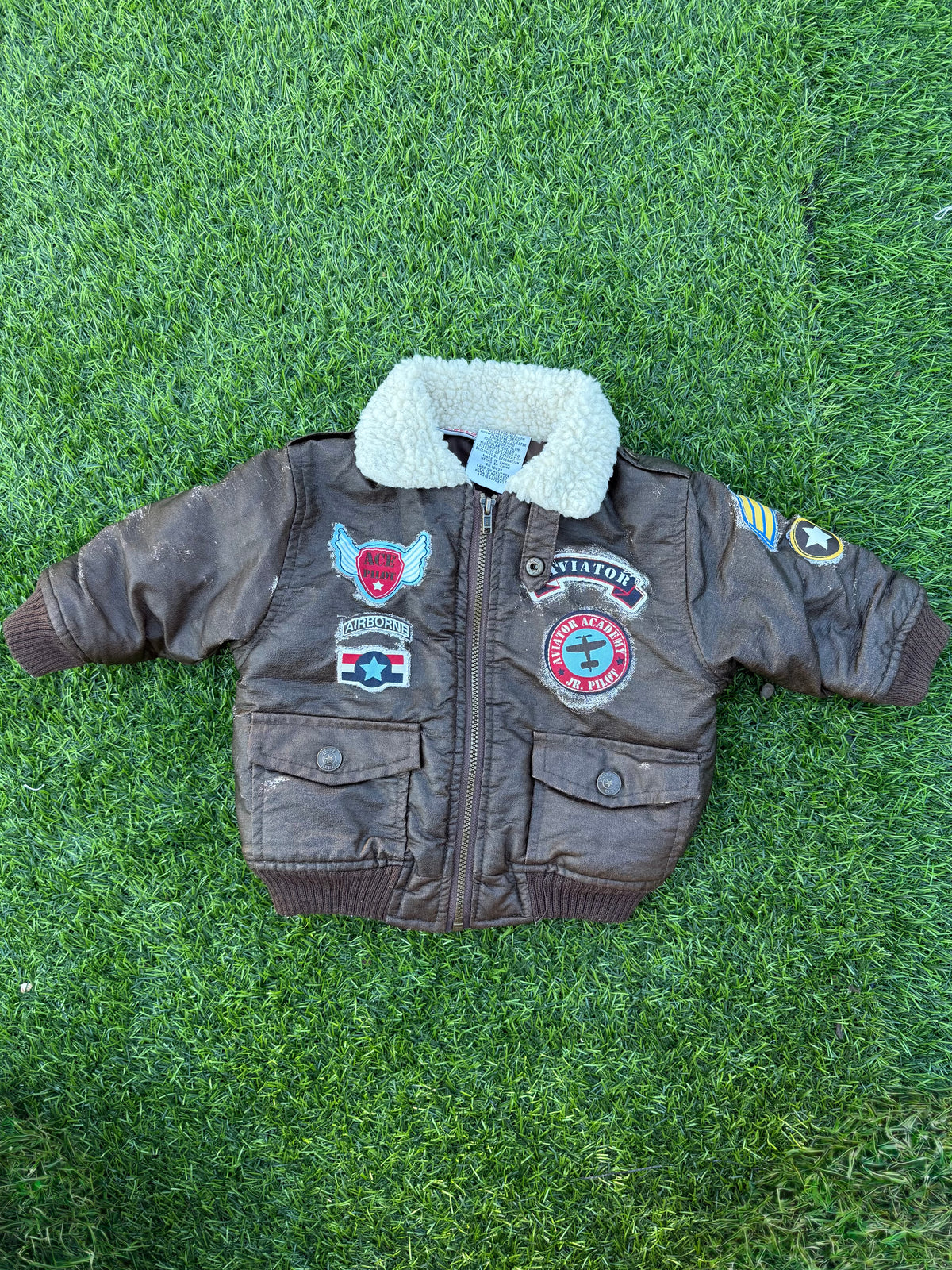 Little Aviator Baby Jacket ✈️🤎