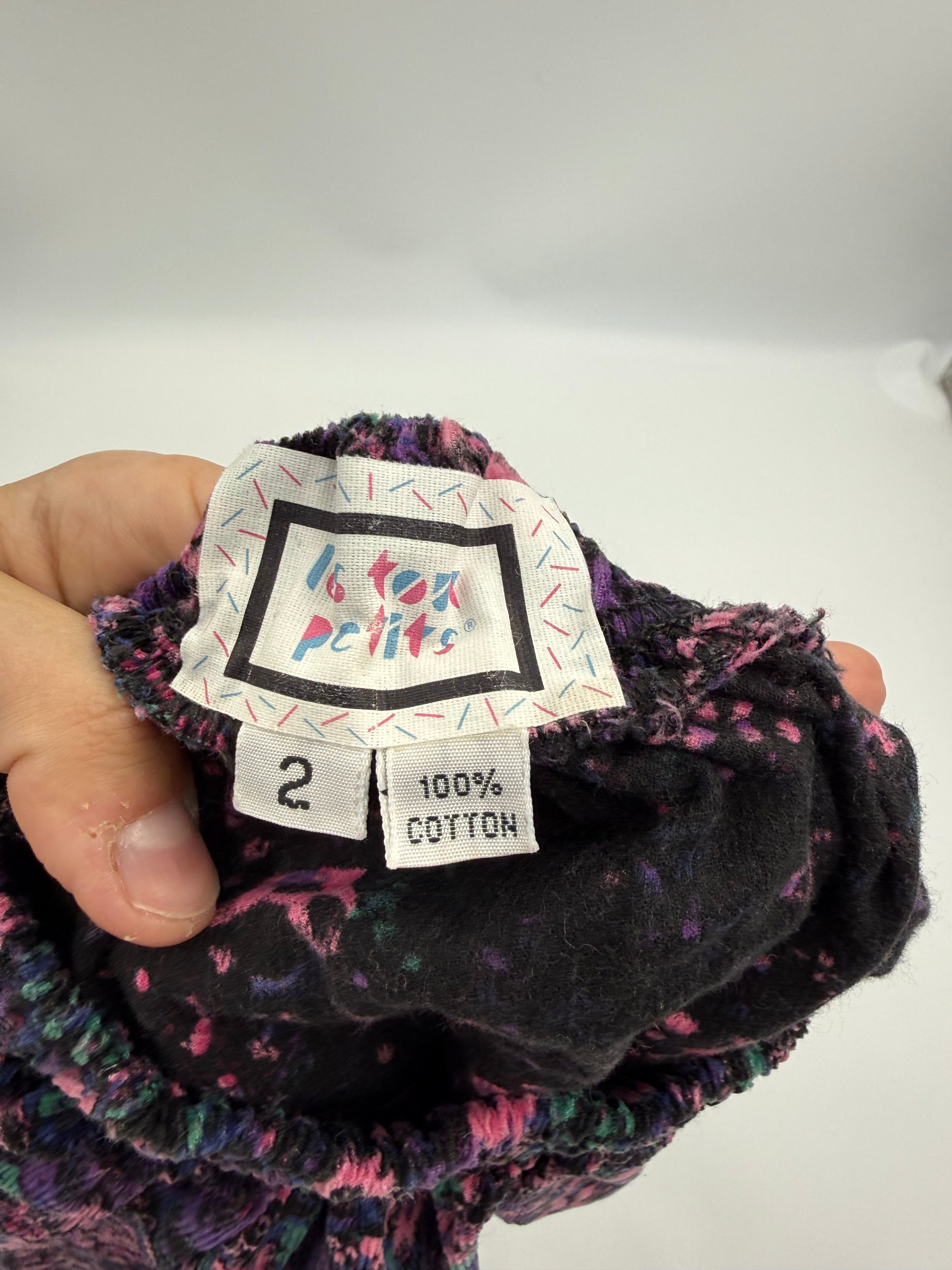 1980s Les Petits Baby Girl Skirt