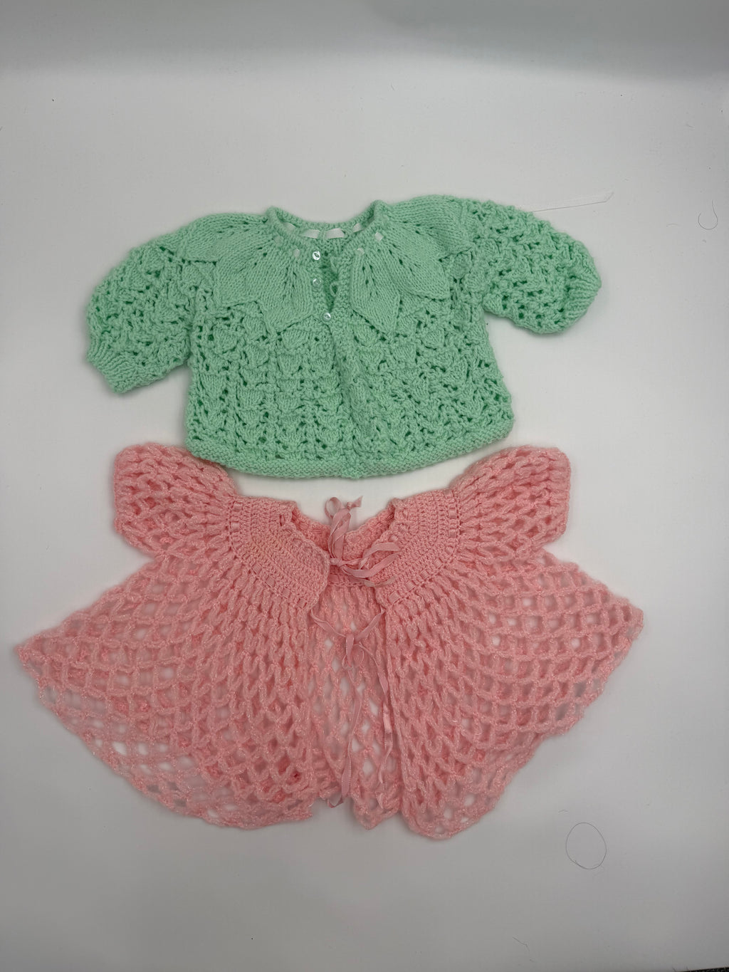 Strawberry Mint Baby Sweater Bundle