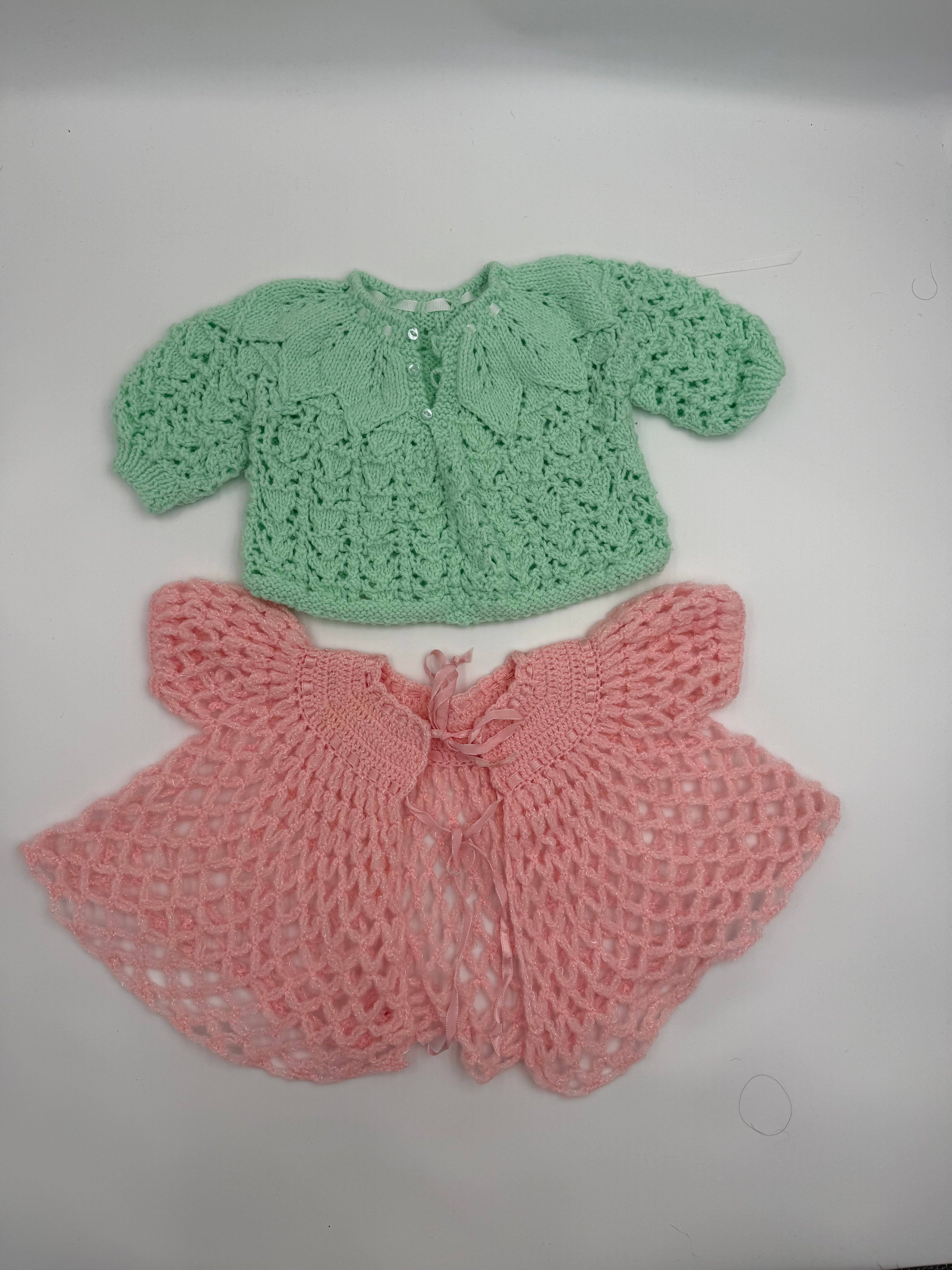 Strawberry Mint Baby Sweater Bundle