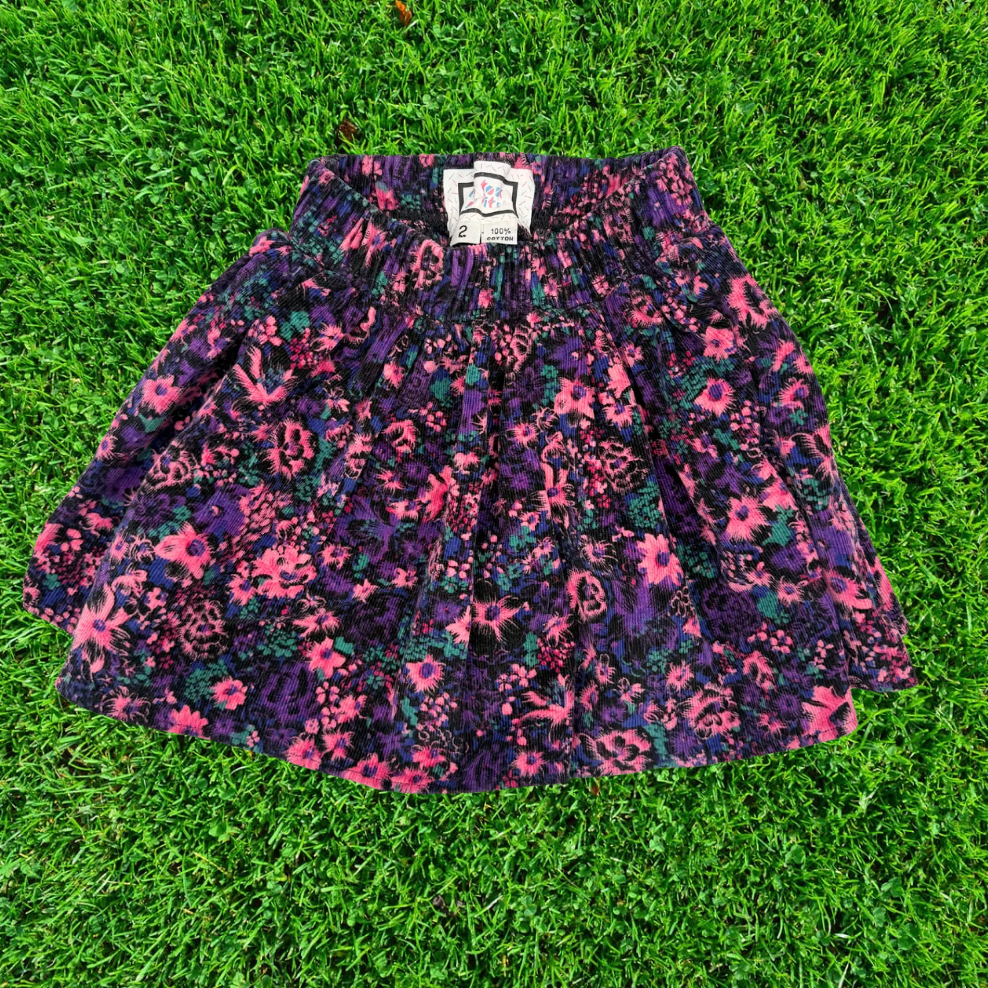 1980s Les Petits Baby Girl Skirt